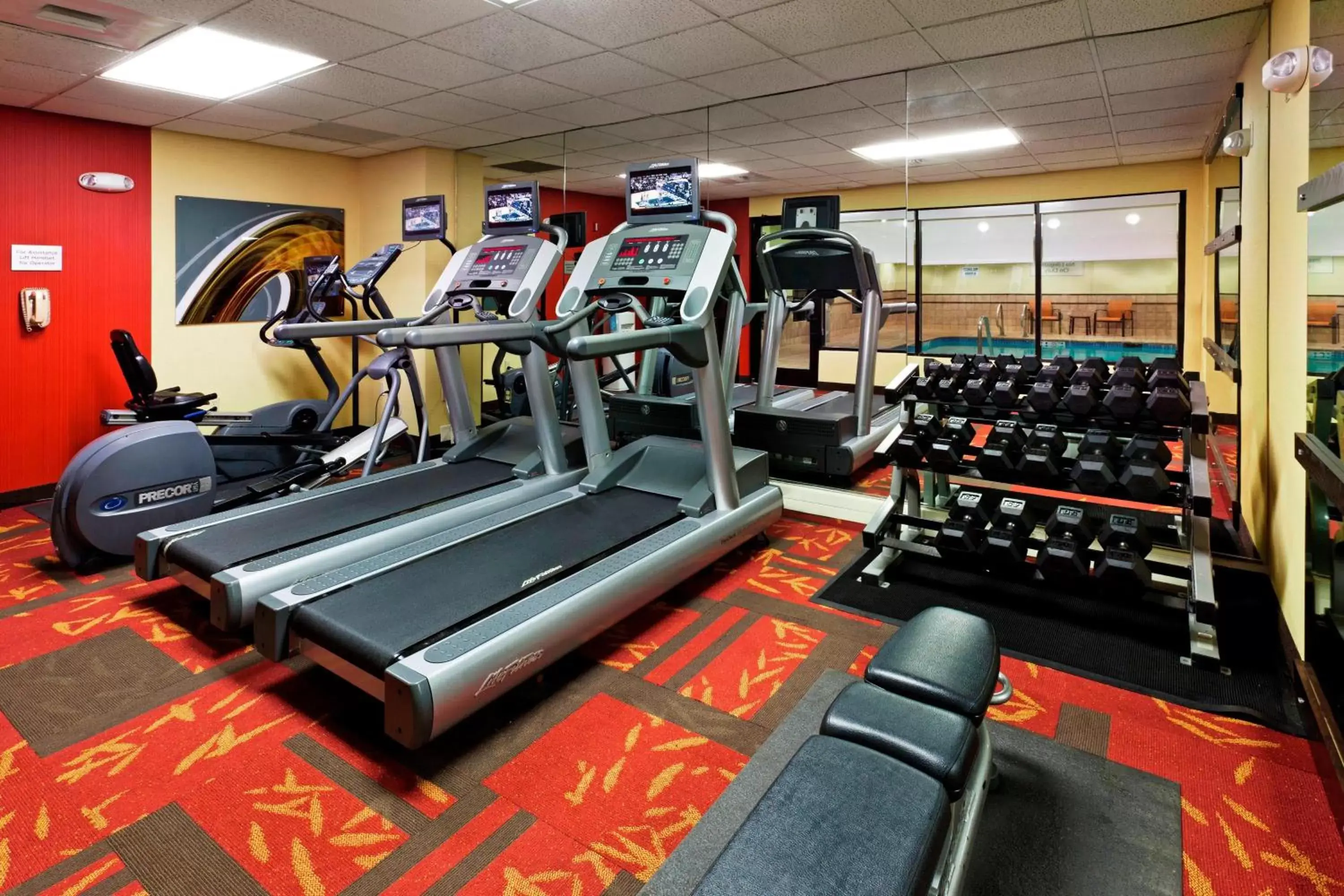 Fitness centre/facilities, Fitness Center/Facilities in Courtyard by Marriott San Antonio Airport/North Star Mall
