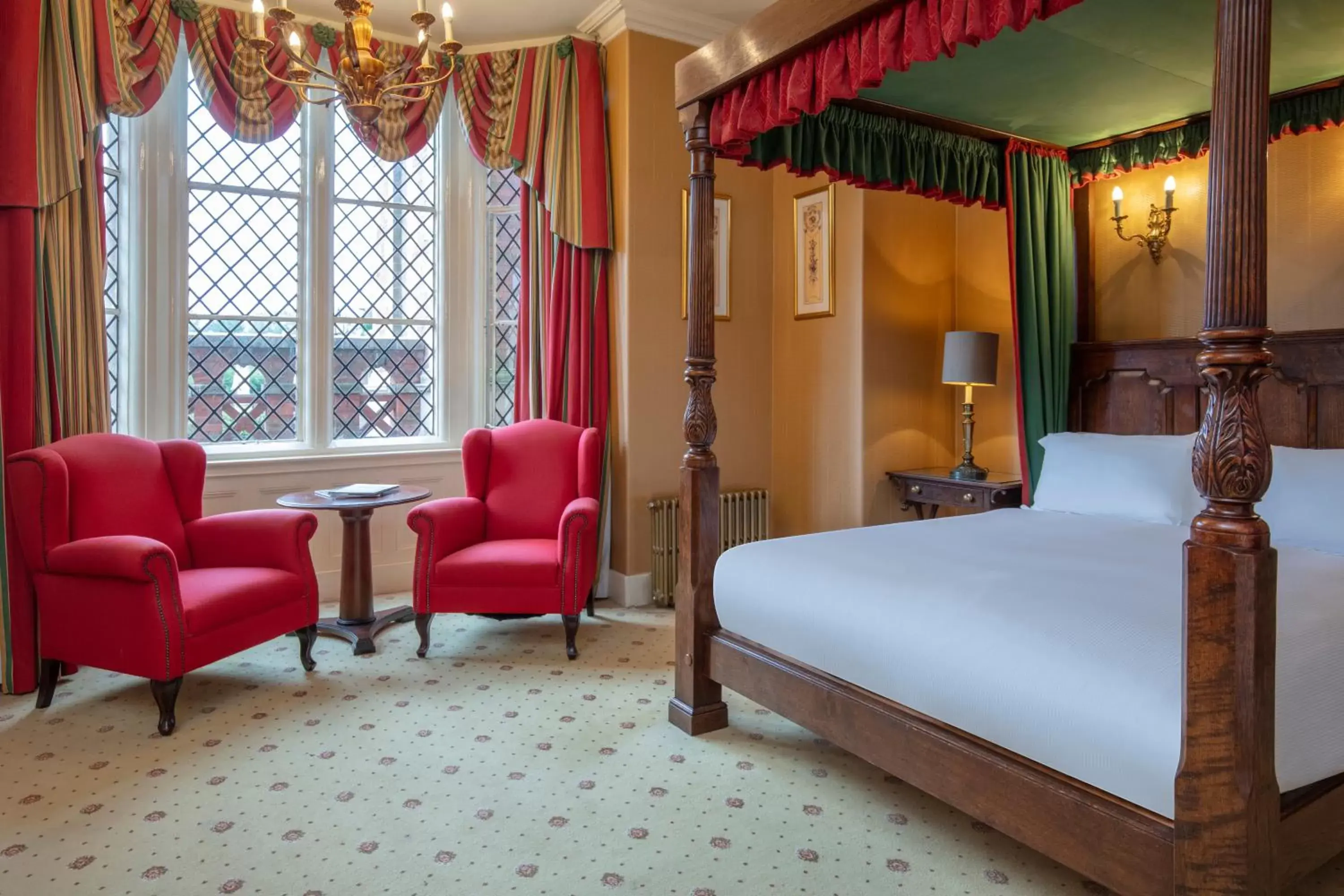 Bed in Crewe Hall Hotel & Spa