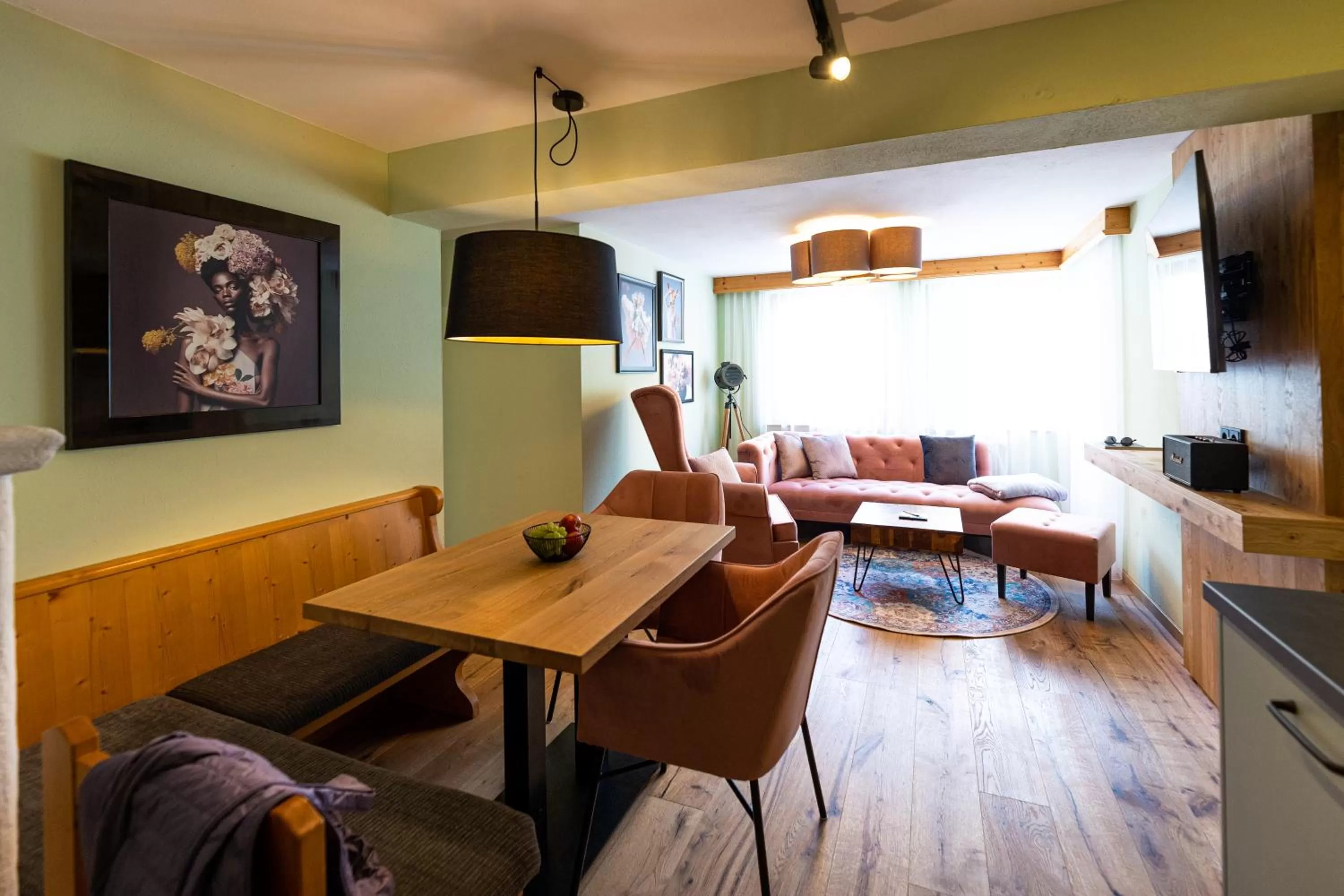 Living room in Wellness Aparthotel "Lechlife" incl Pool - 400m zum LIFT