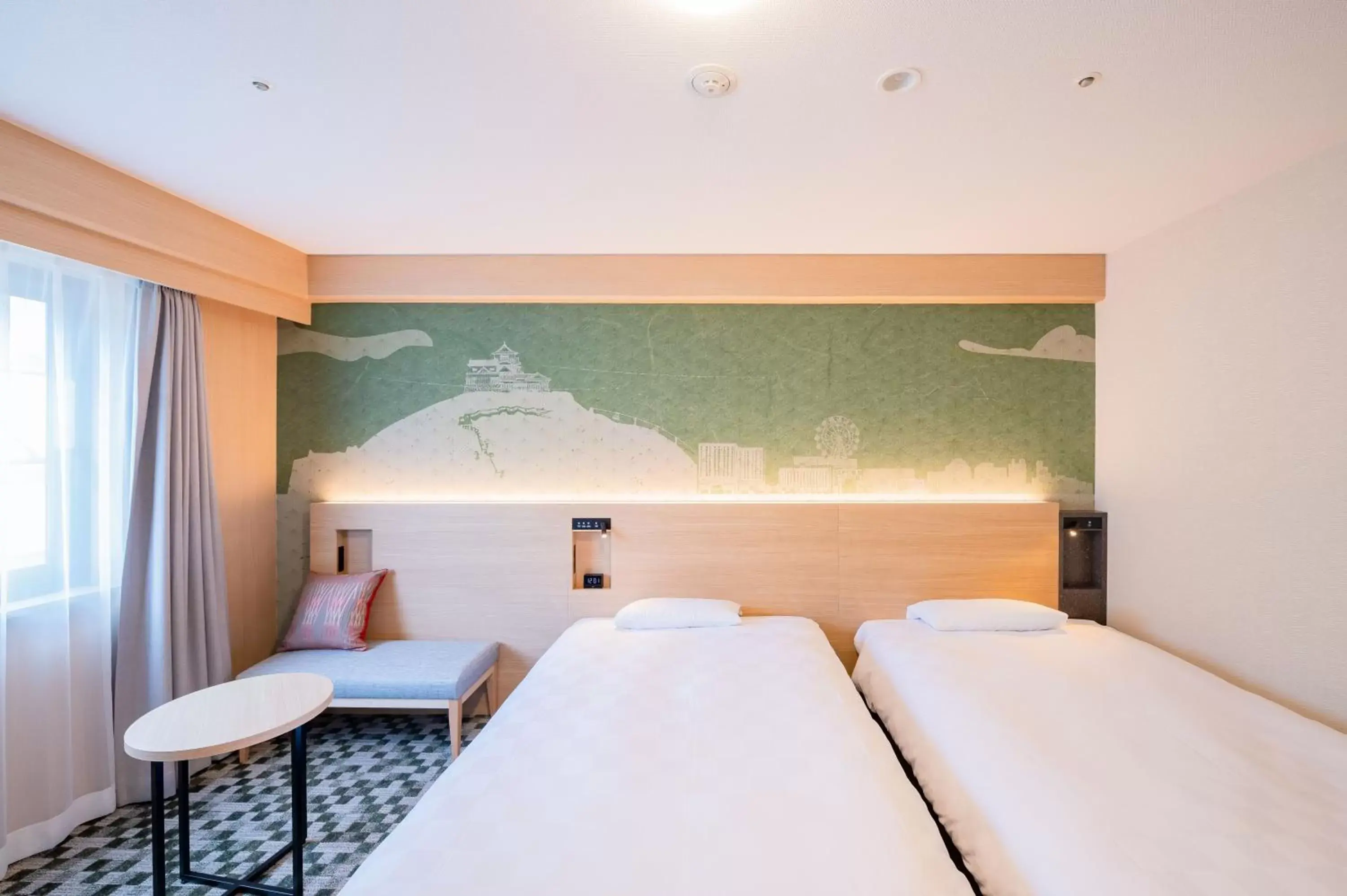 Bed in Matsuyama Tokyu REI Hotel