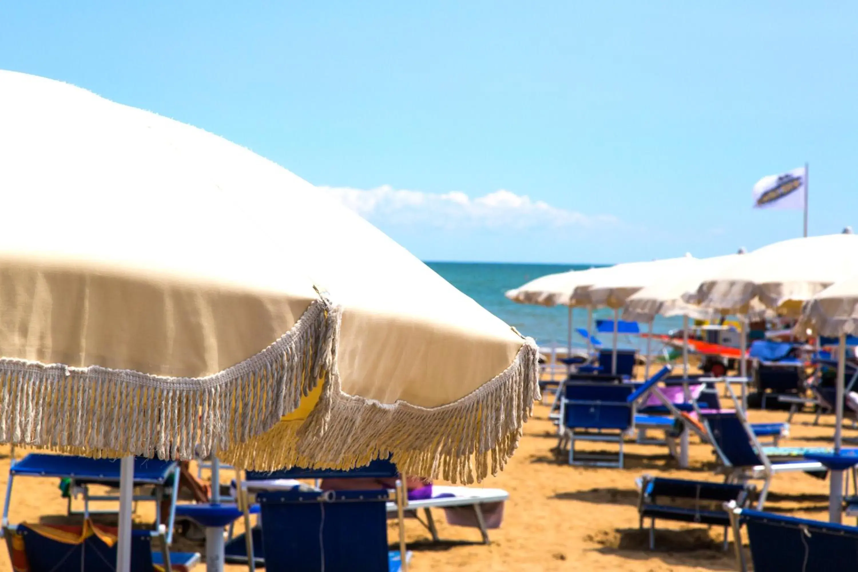 Beach, Patio/Outdoor Area in Hotel Trieste Mare