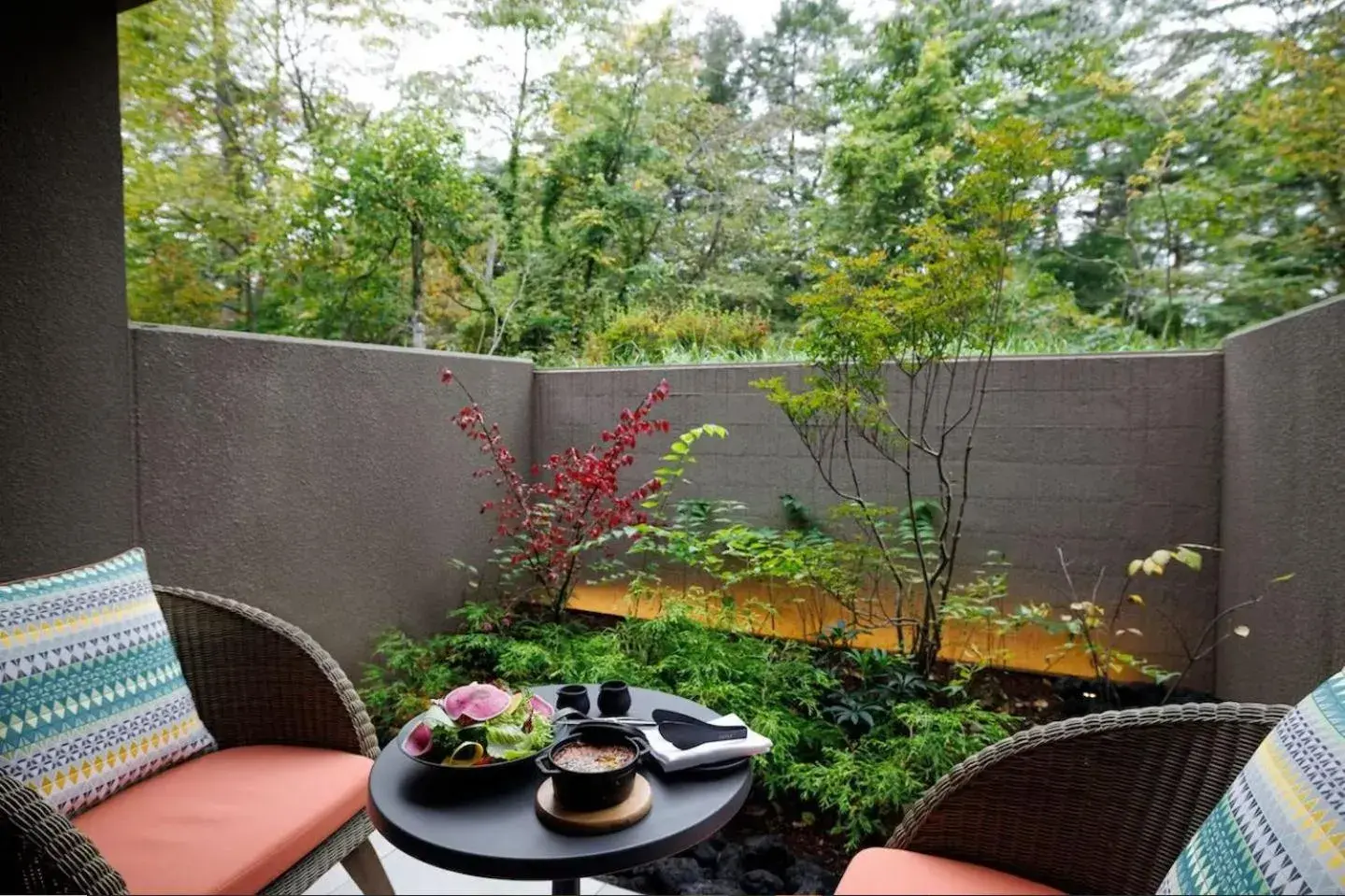 Garden view in Hotel Indigo Karuizawa