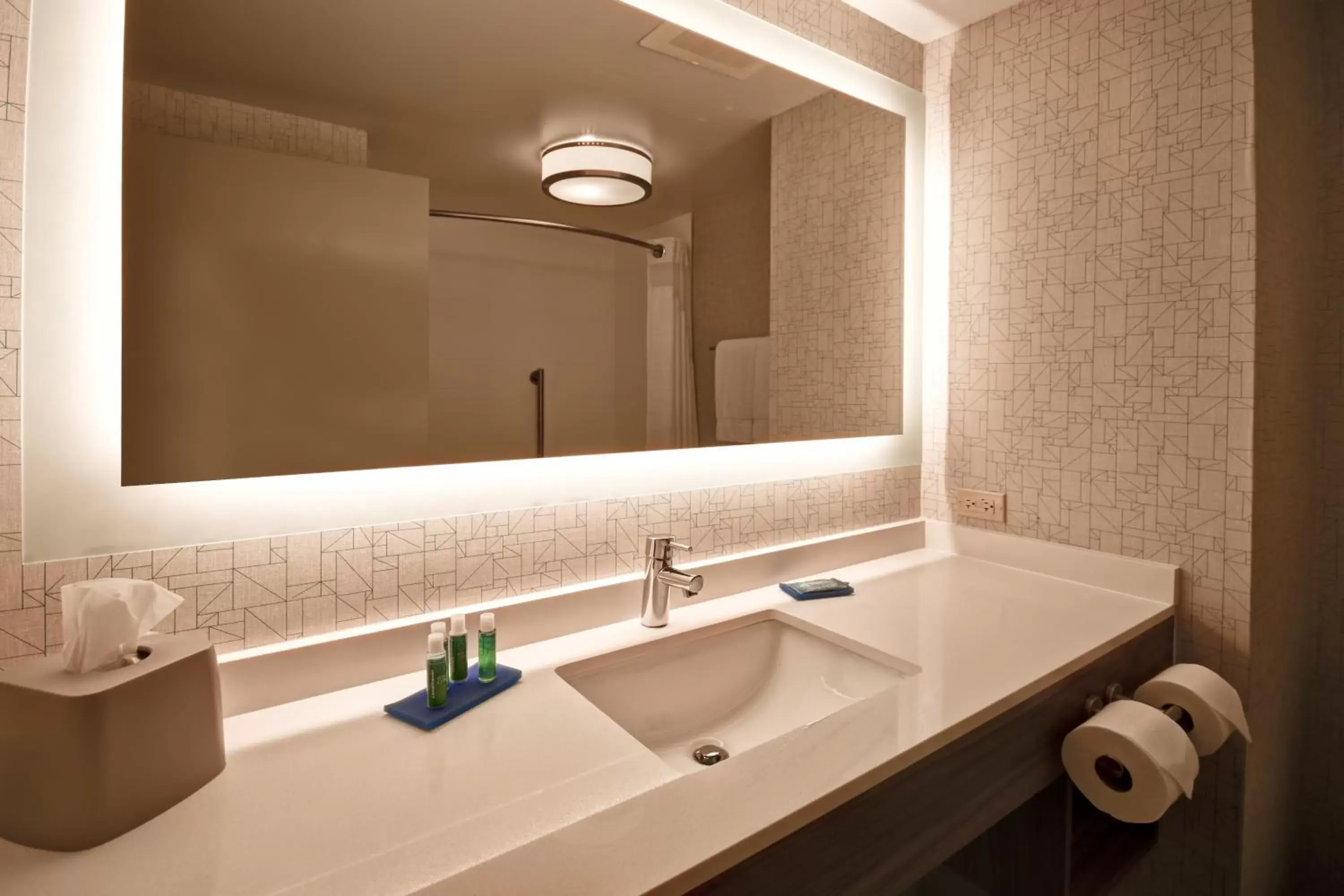 Bedroom, Bathroom in Holiday Inn Express & Suites Schererville, an IHG Hotel