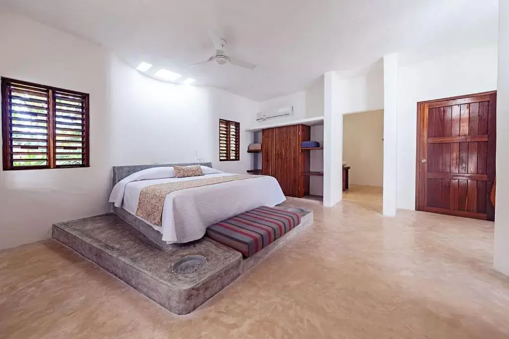 TV and multimedia, Bed in Mi Kasa Tu Kasa Bacalar by Nah Hotels