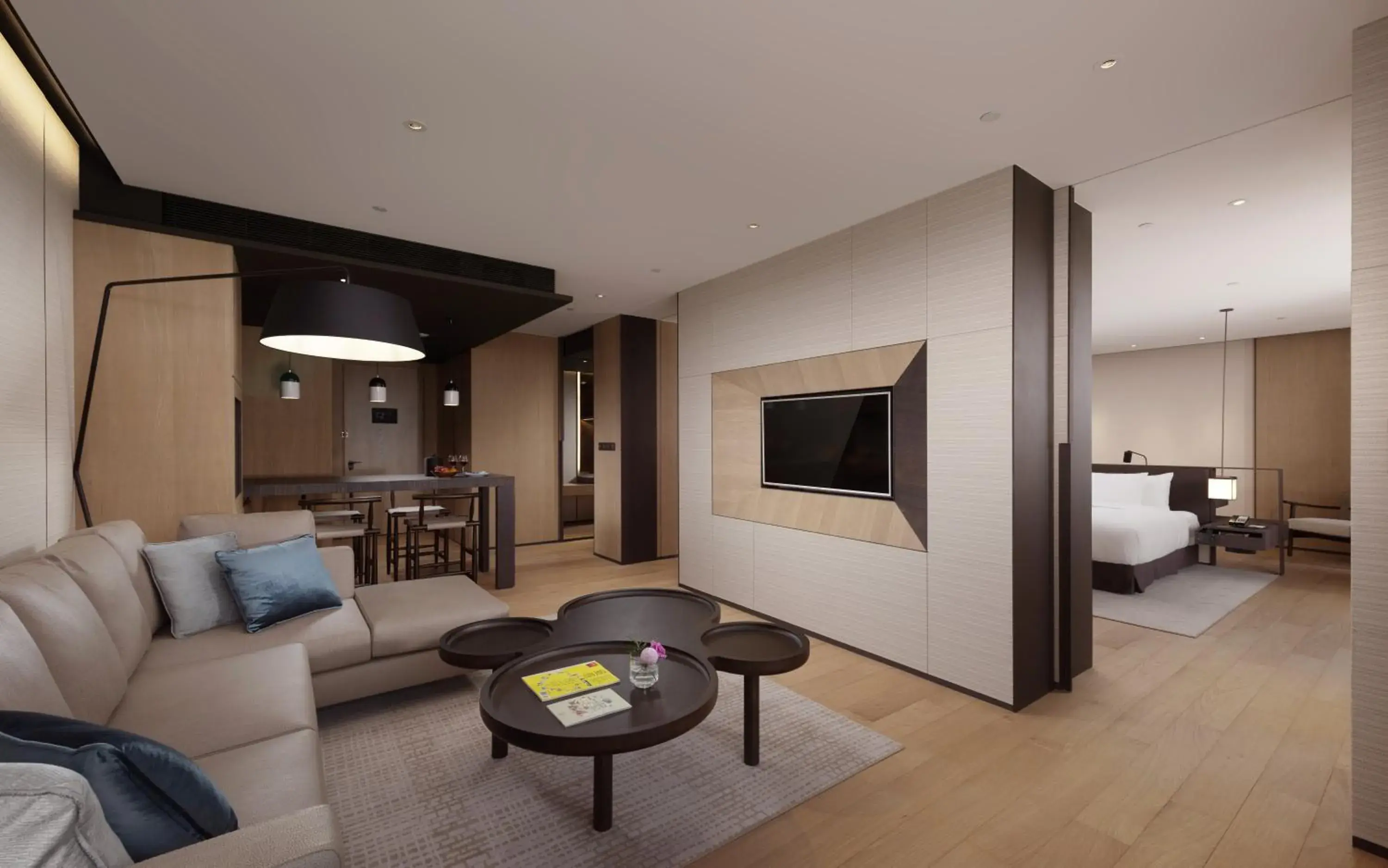 Bedroom, Seating Area in Crowne Plaza Tainan, an IHG Hotel