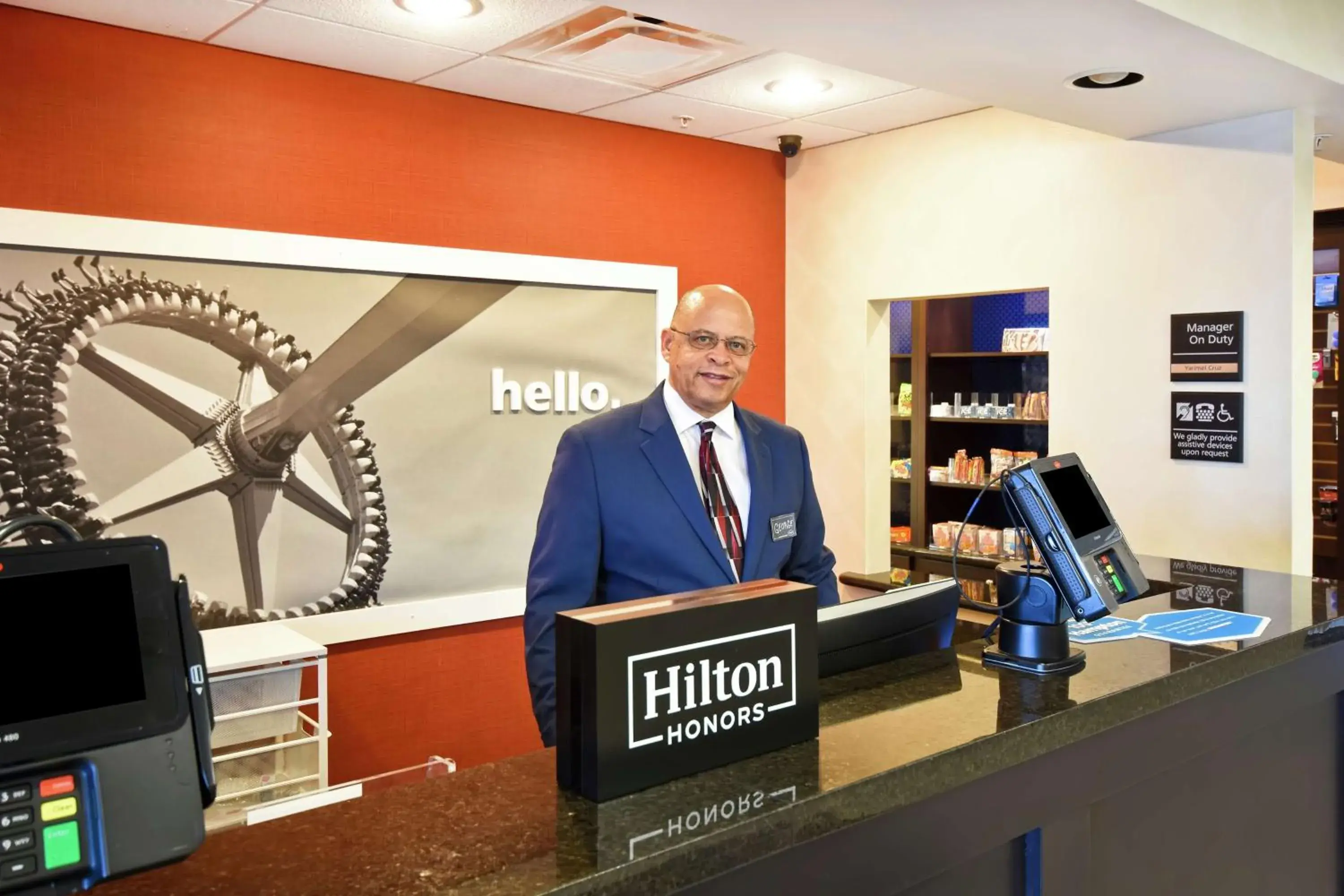 Lobby or reception in Hampton Inn By Hilton Middletown