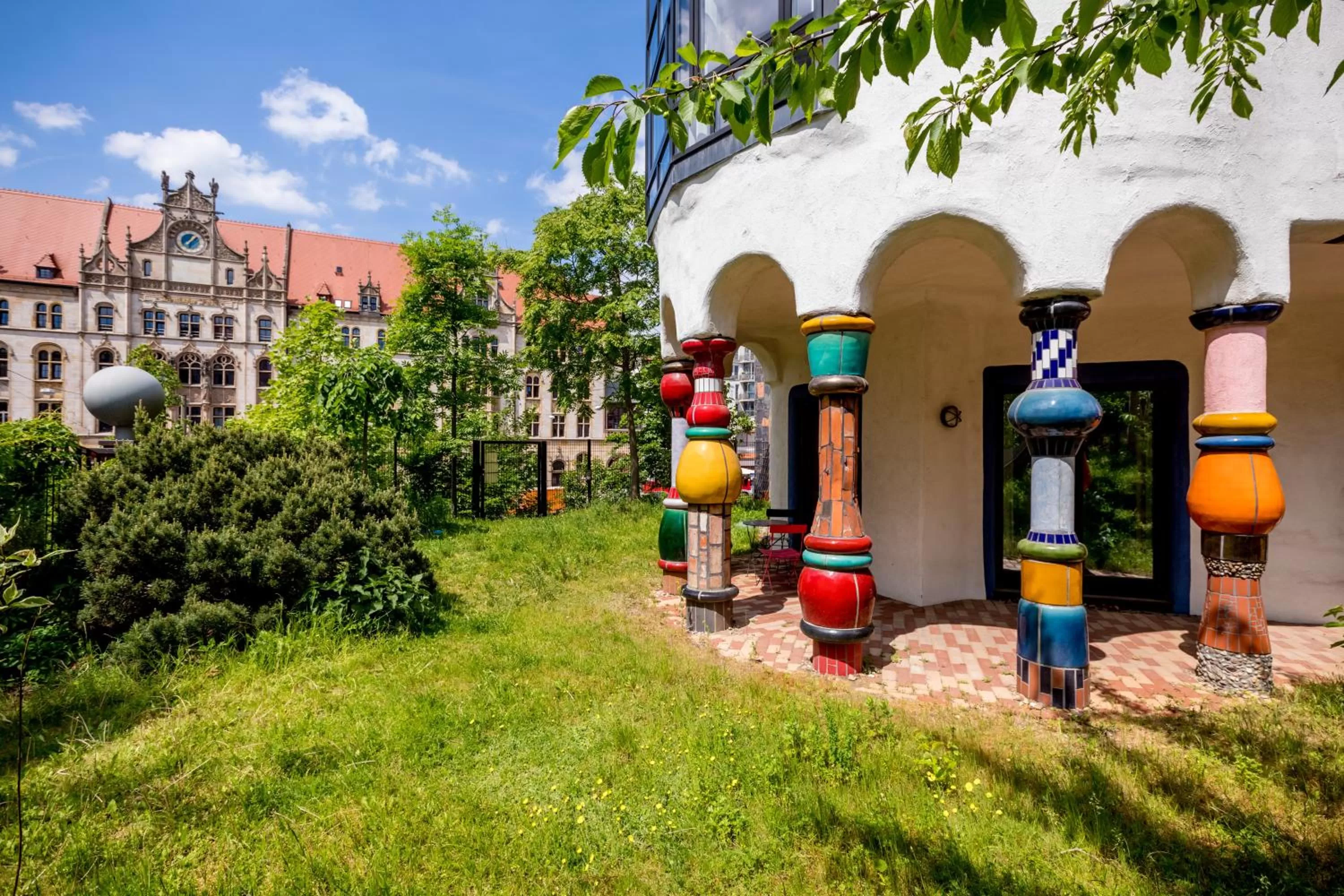 Balcony/Terrace in artHOTEL Magdeburg