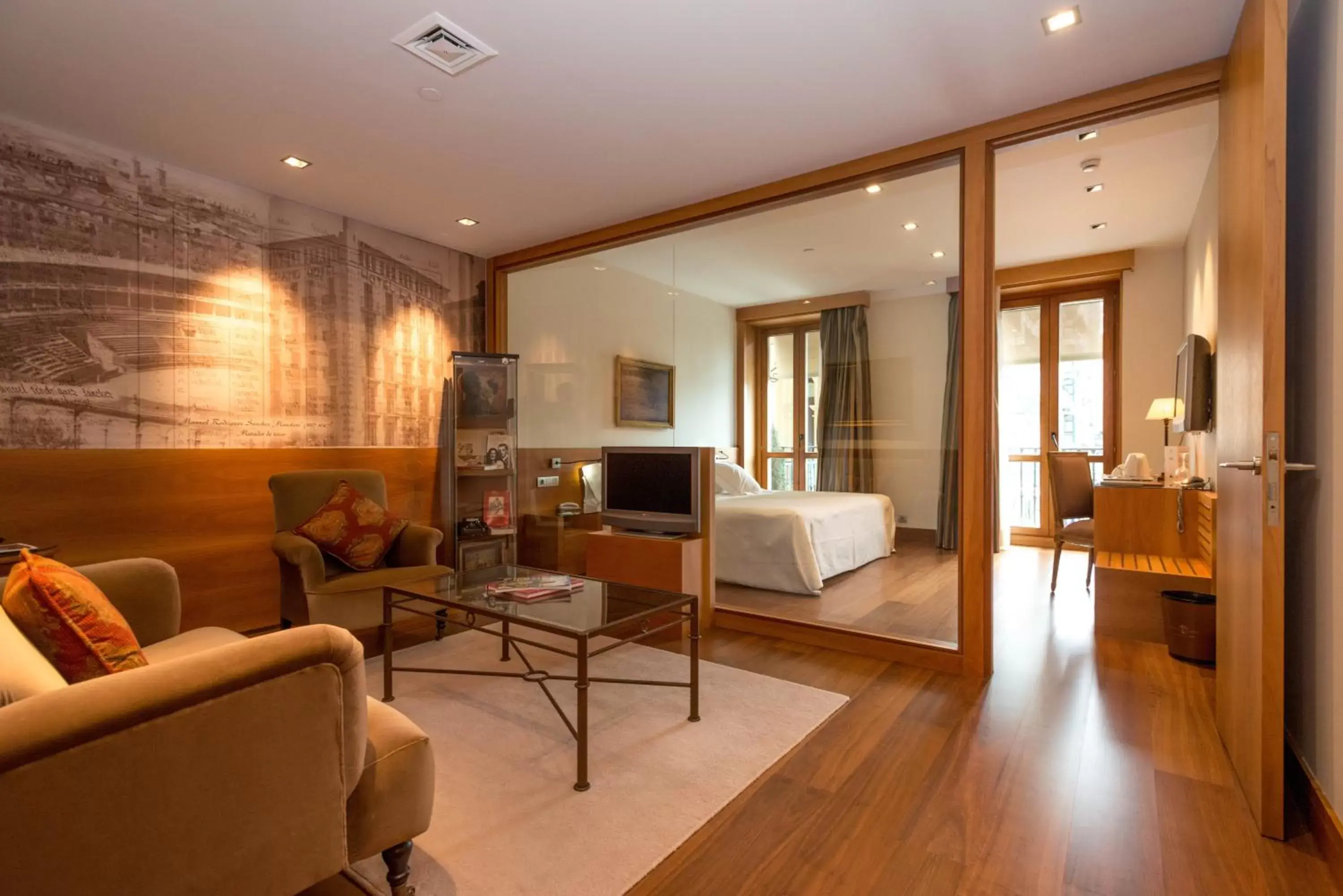 Living room in Gran Hotel La Perla Living room in Gran Hotel La Perla