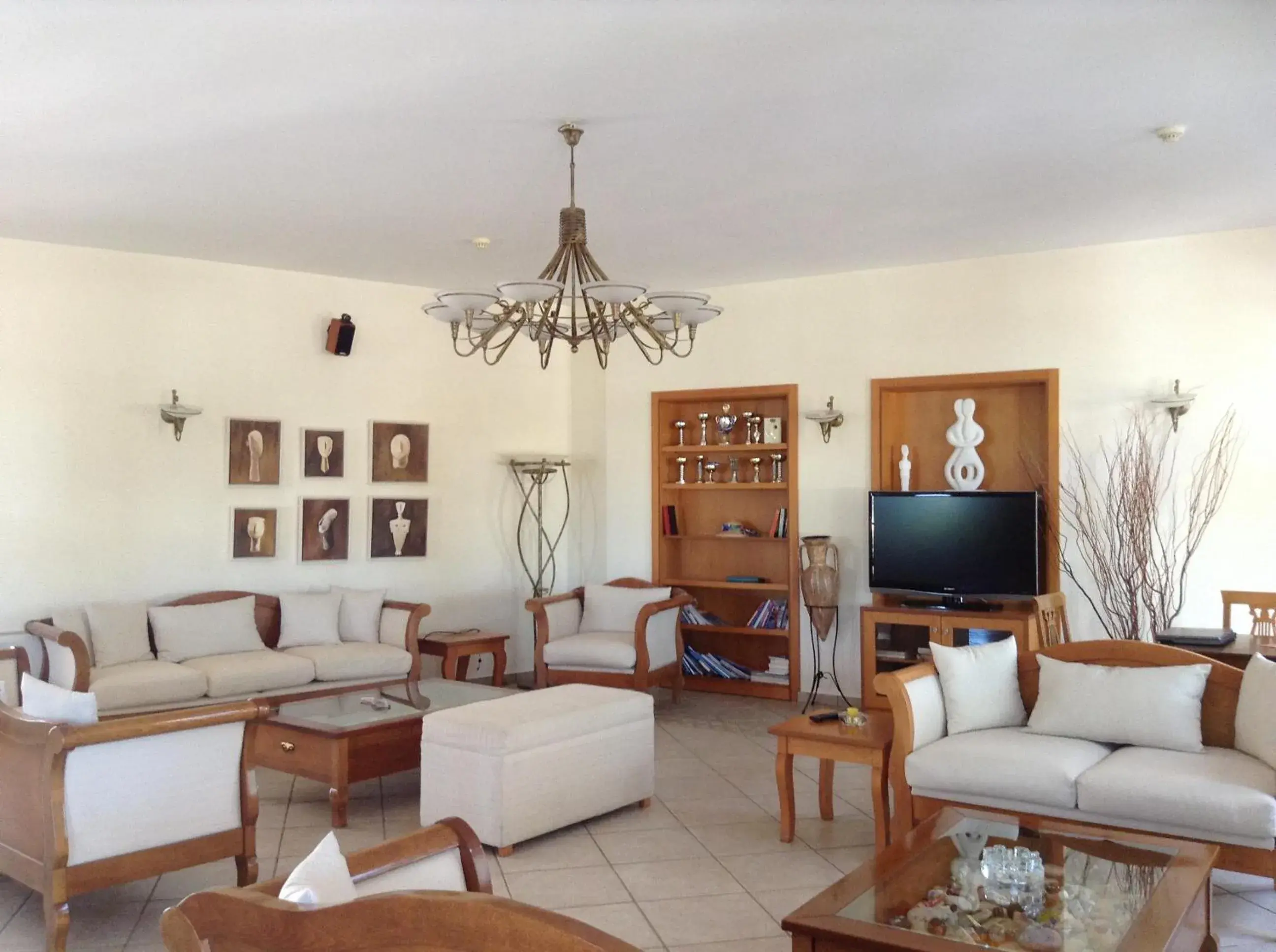 Communal lounge/ TV room, Seating Area in Astir Of Naxos