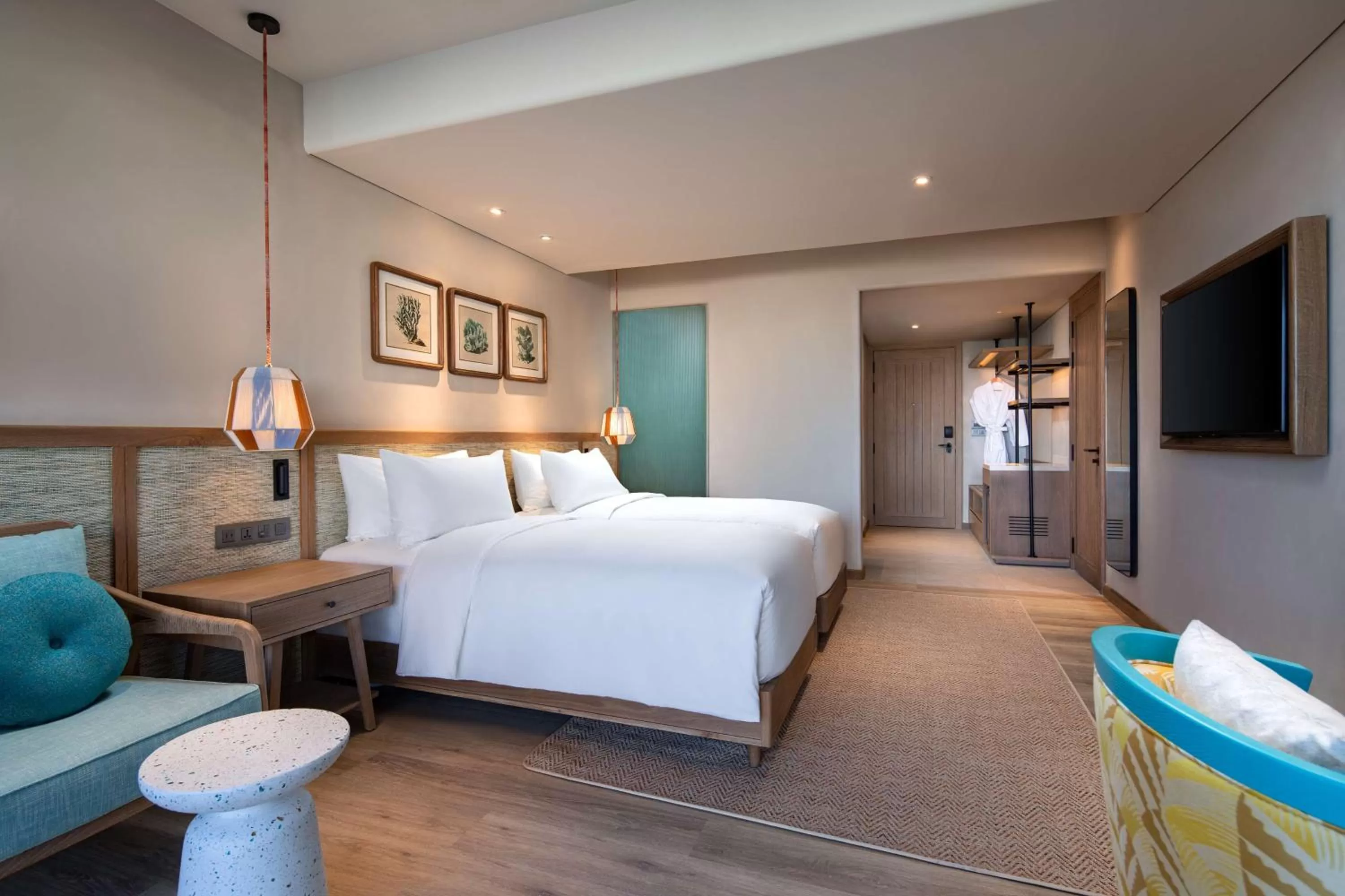 View (from property/room), Bed in Radisson Resort Phan Thiet