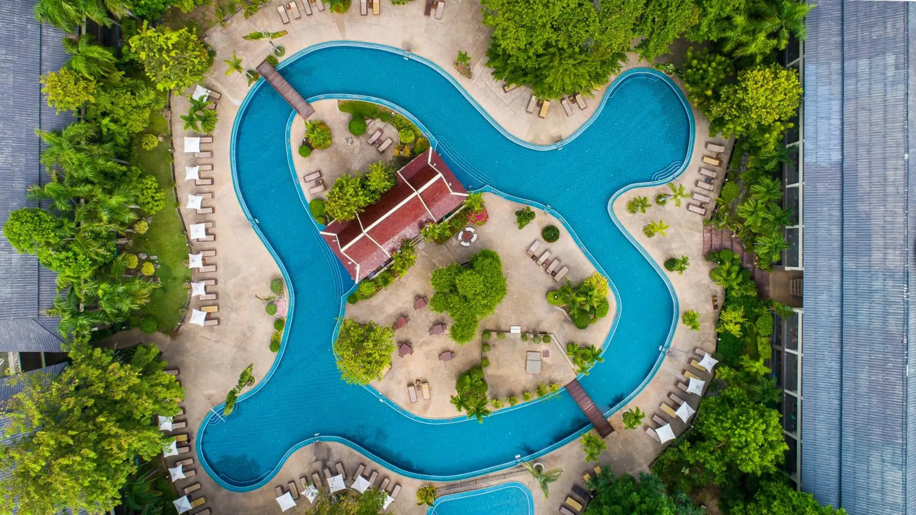 Bird's eye view, Bird's-eye View in The Green Park Resort - SHA Extra Plus