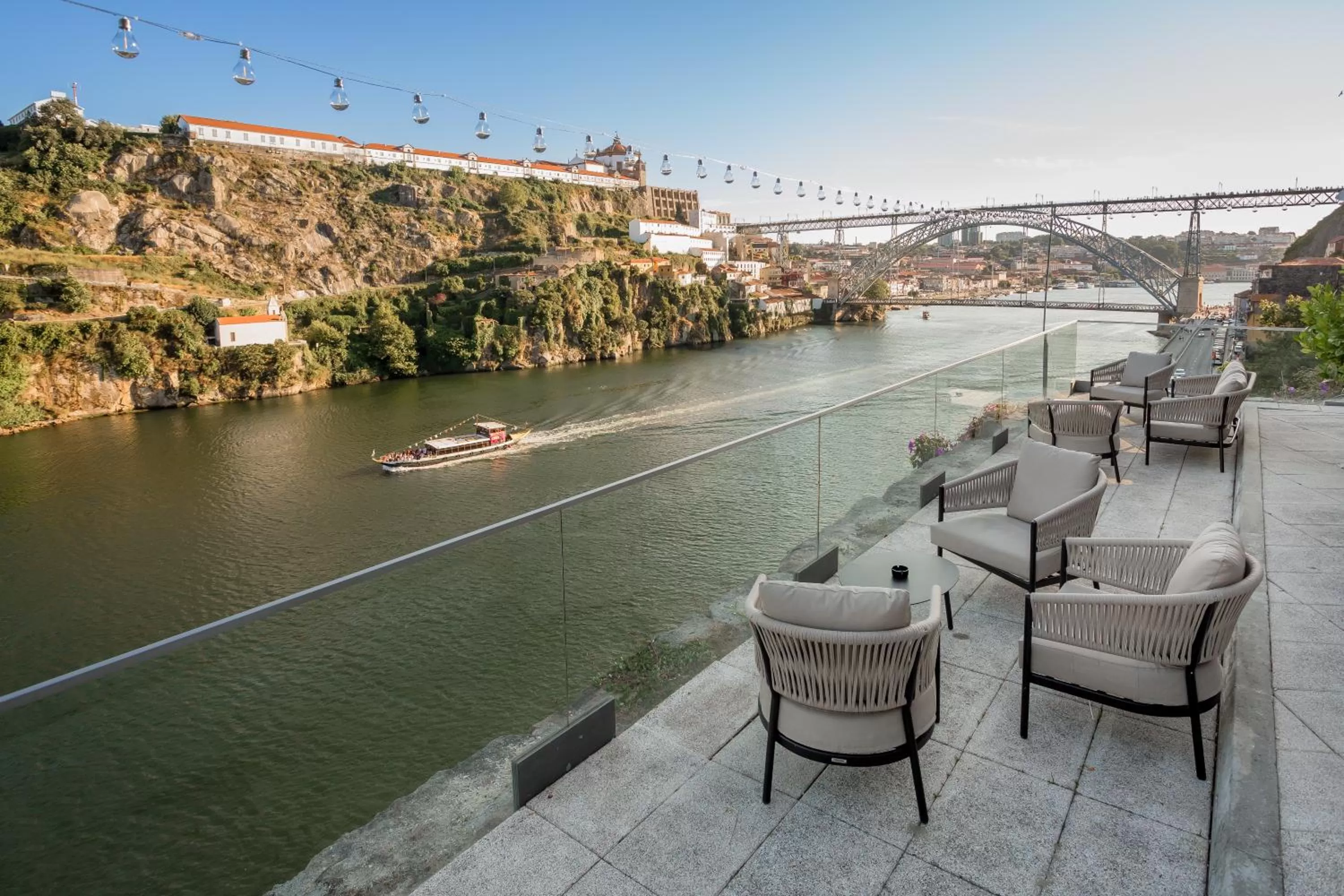 Balcony/Terrace in Eurostars Porto Douro