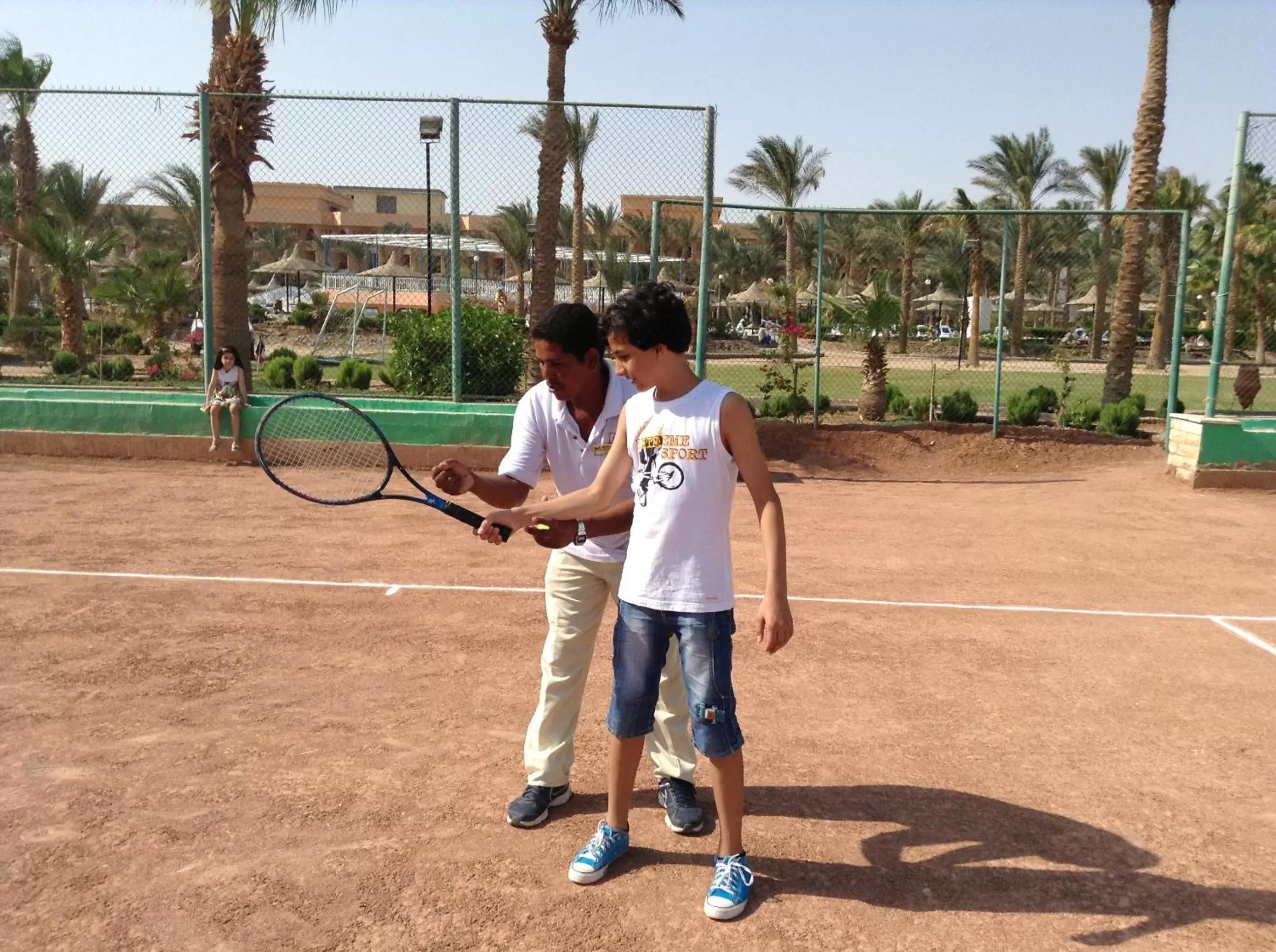 Tennis court in Giftun Azur Resort