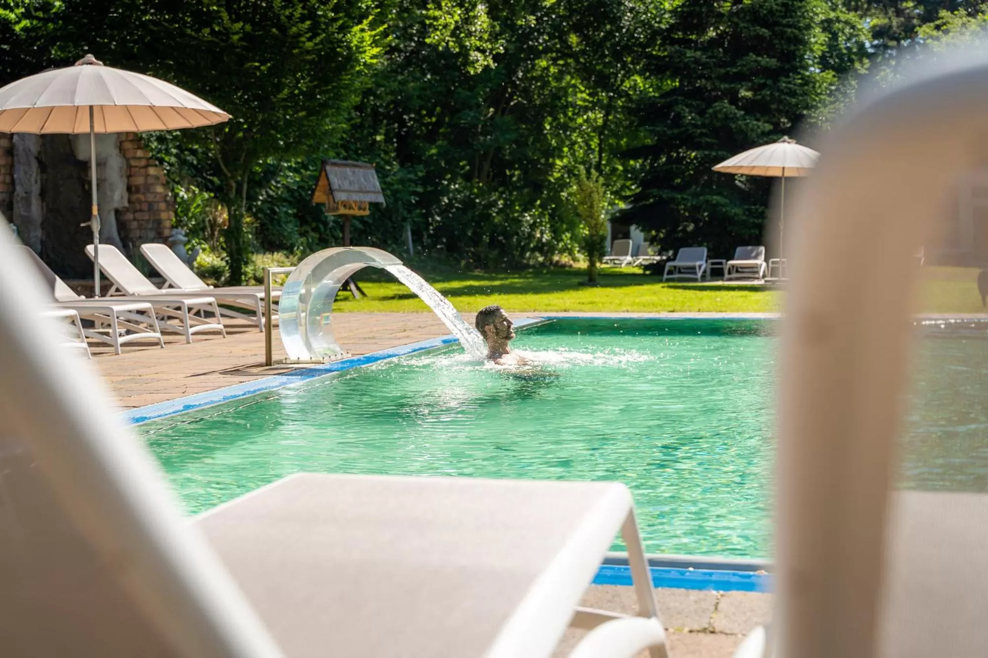 Swimming pool in Waldhotel Tannenhäuschen