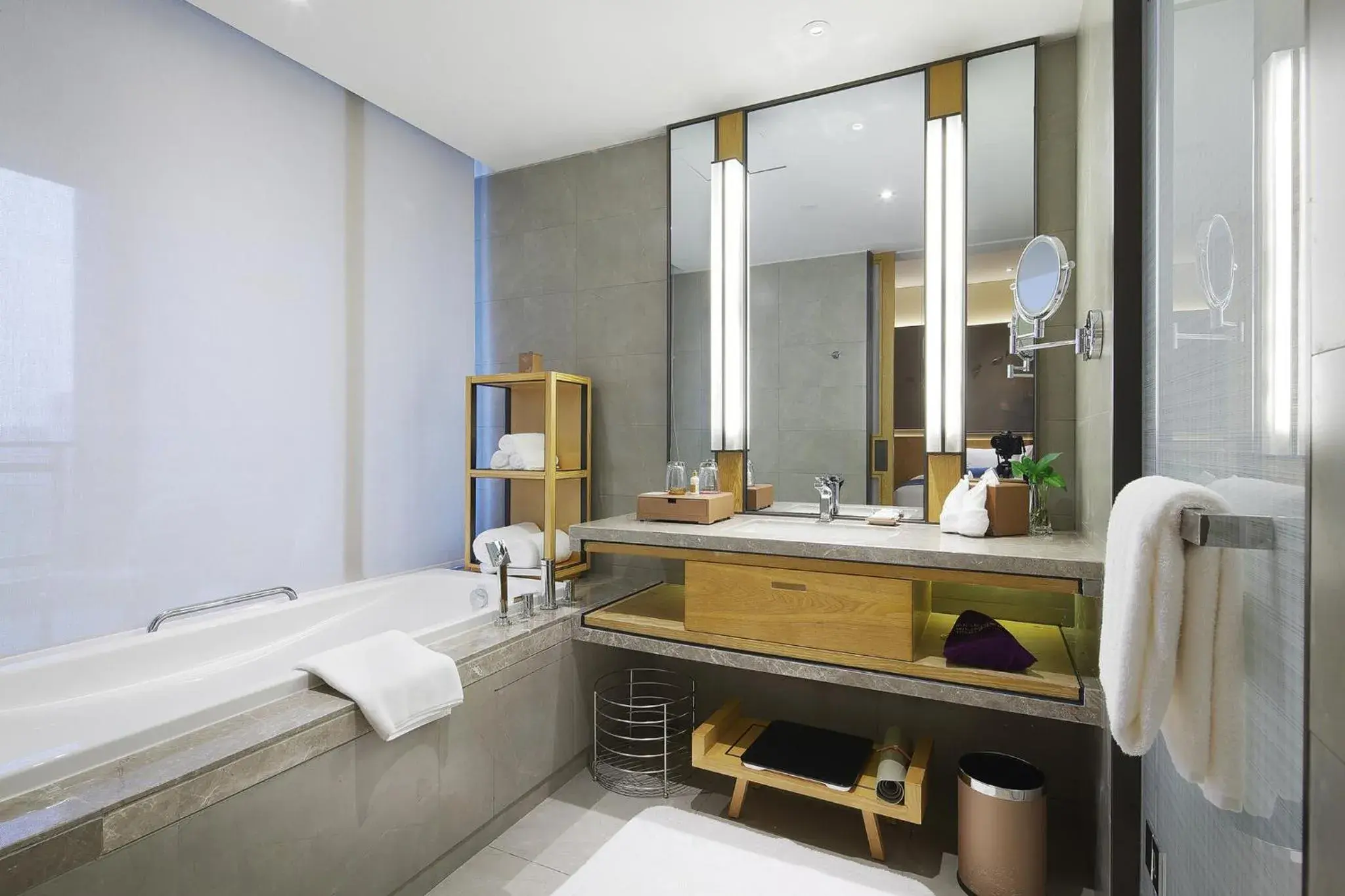 Bathroom in Crowne Plaza Nanchang Wanli, an IHG Hotel