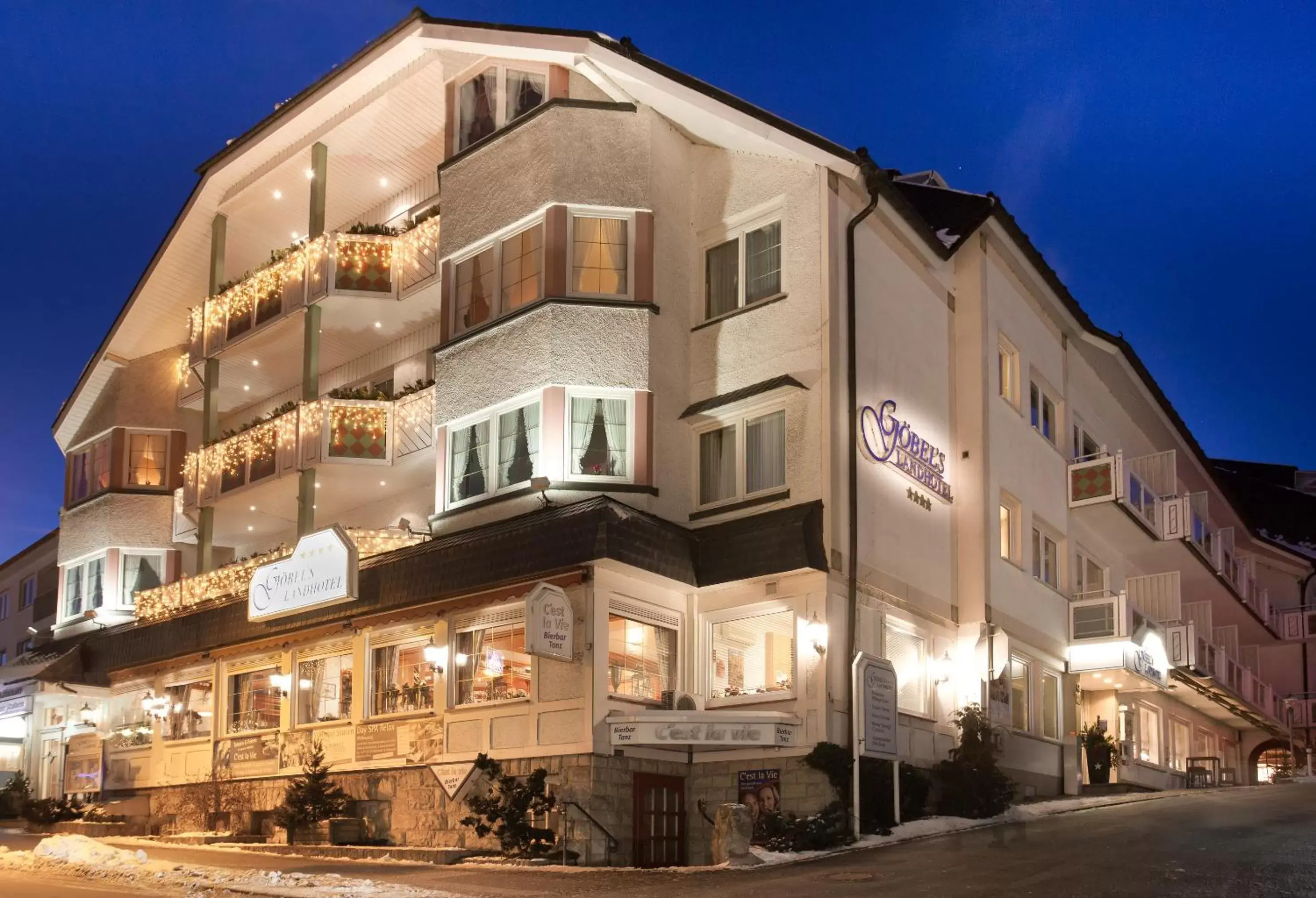 Winter, Property Building in Göbels Landhotel