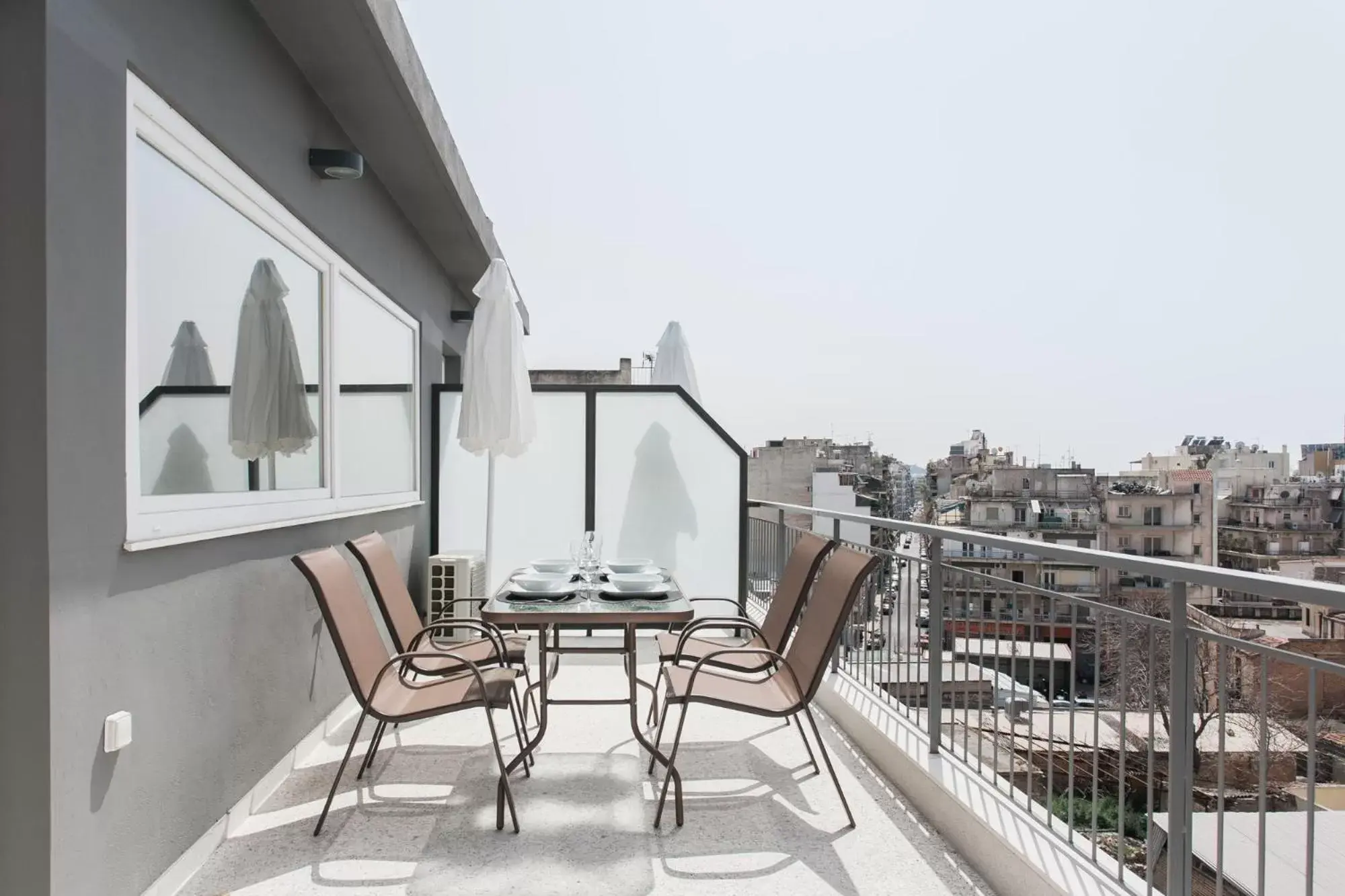 Balcony/Terrace in WYZ Attiki Aparthotel