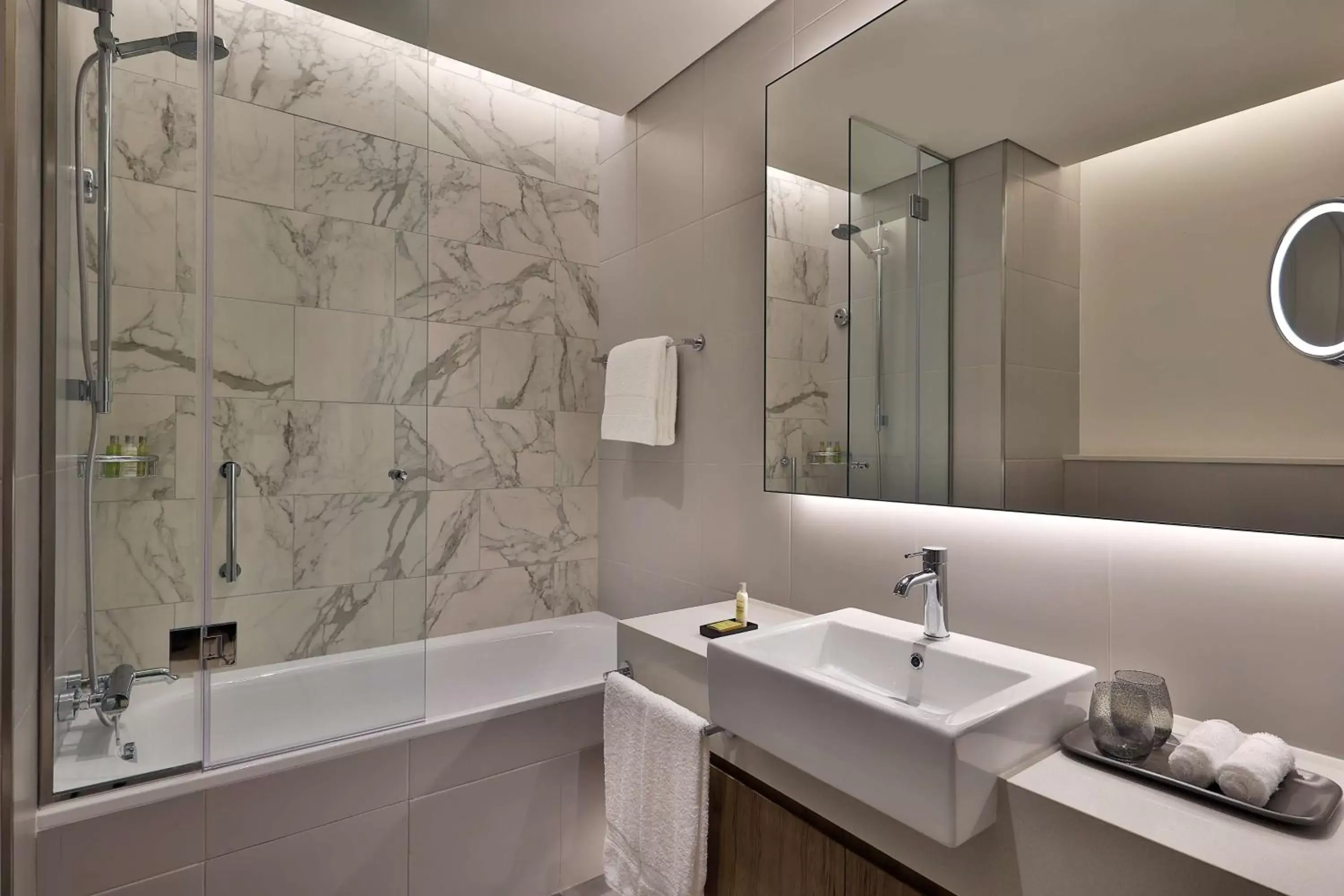 Bathroom in Doubletree By Hilton Abu Dhabi Yas Island Residences