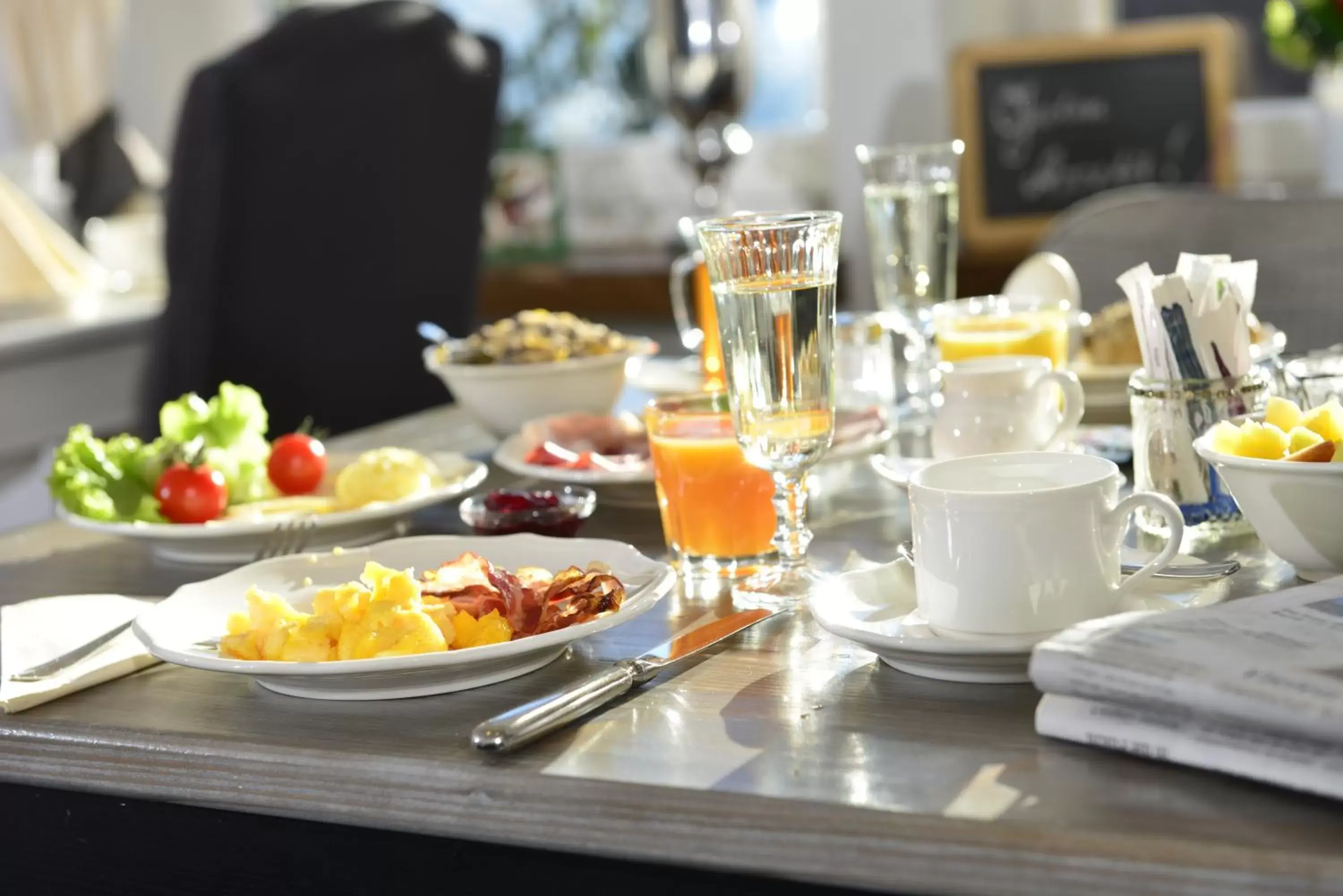 Continental breakfast in Hotel Alte Schule
