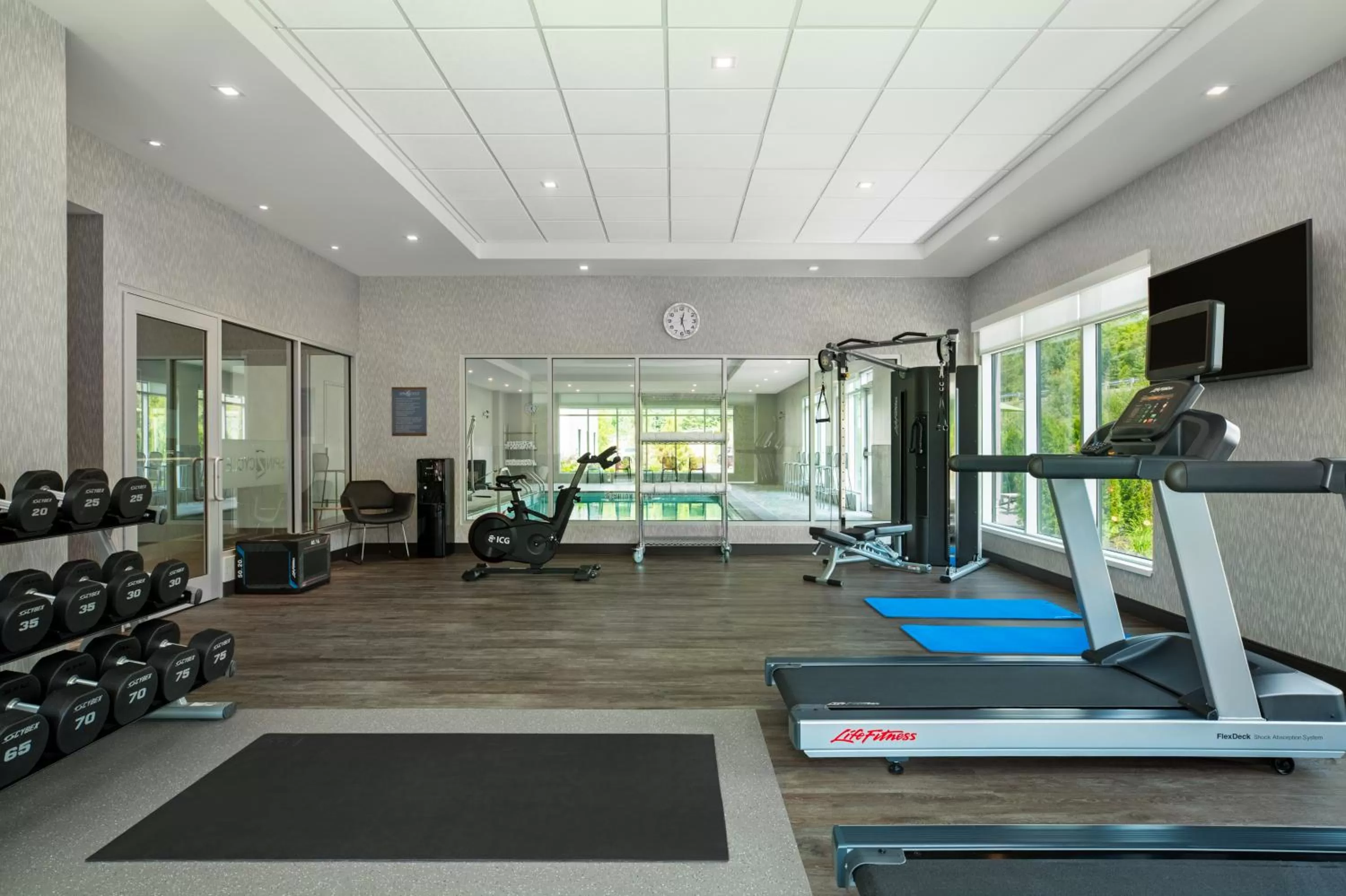 Fitness centre/facilities in Home2 Suites By Hilton Huntsville