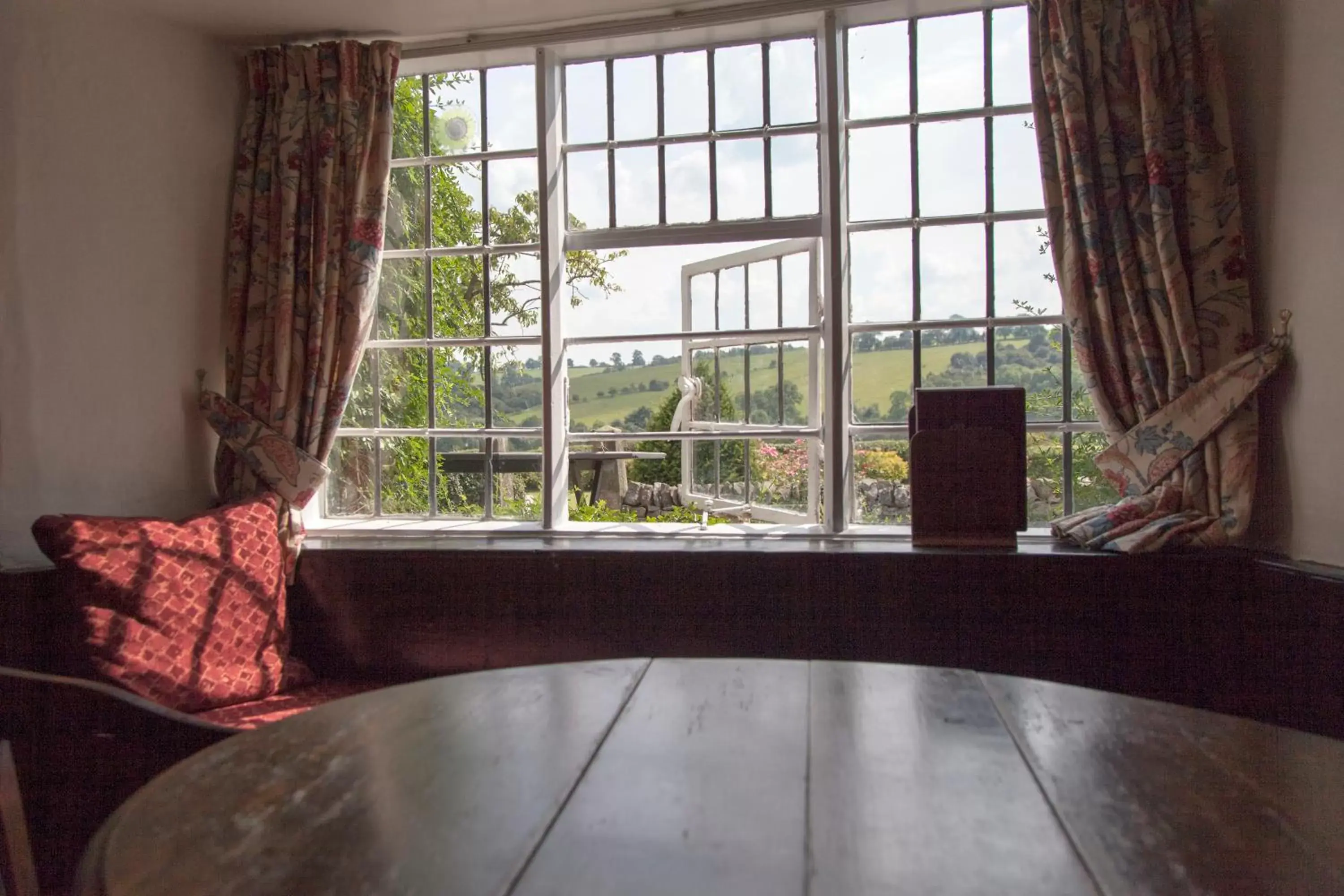 Lounge or bar, View in The Izaak Walton Country House Hotel