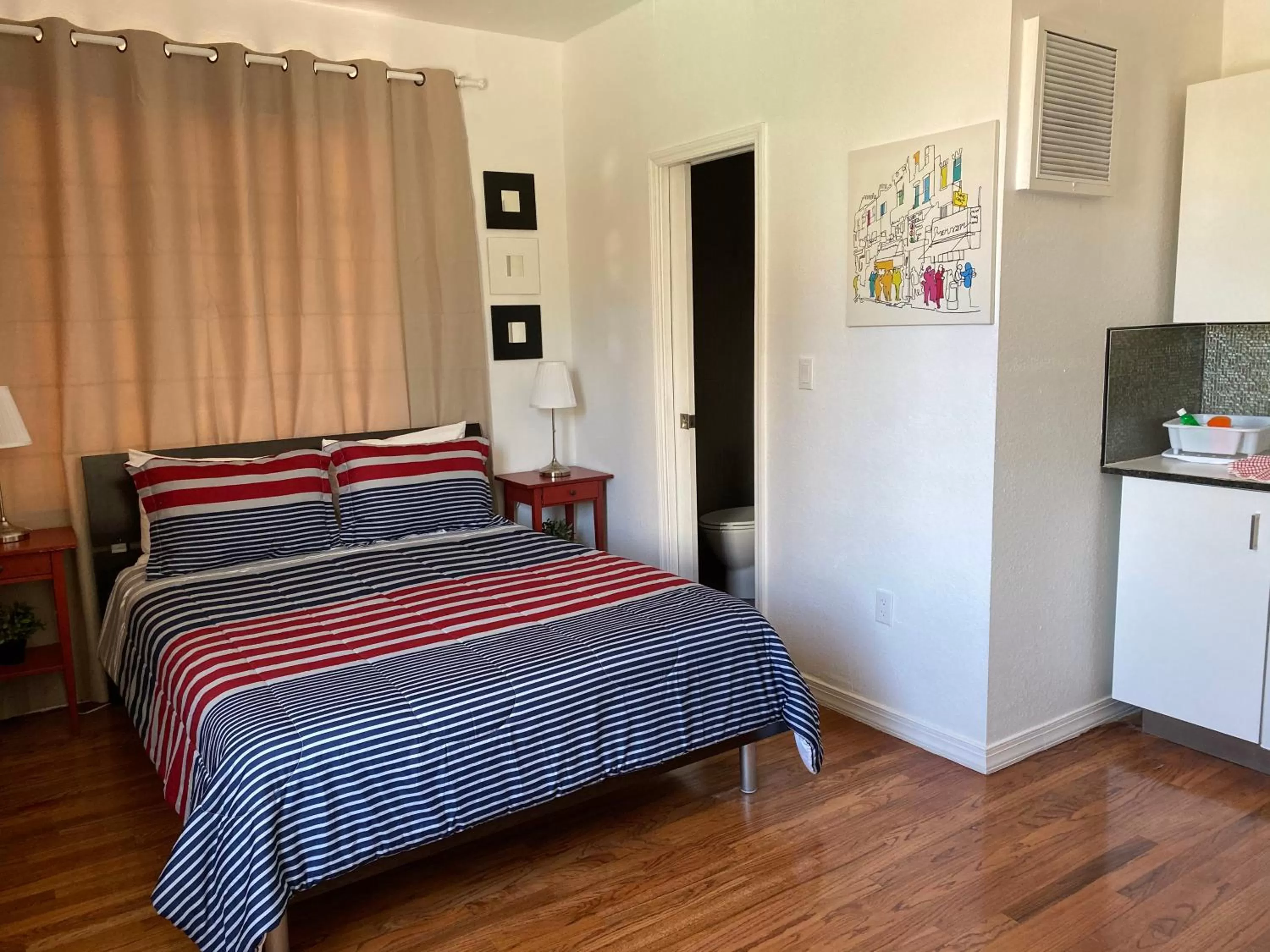 Bed in Harding Boutique Apartments