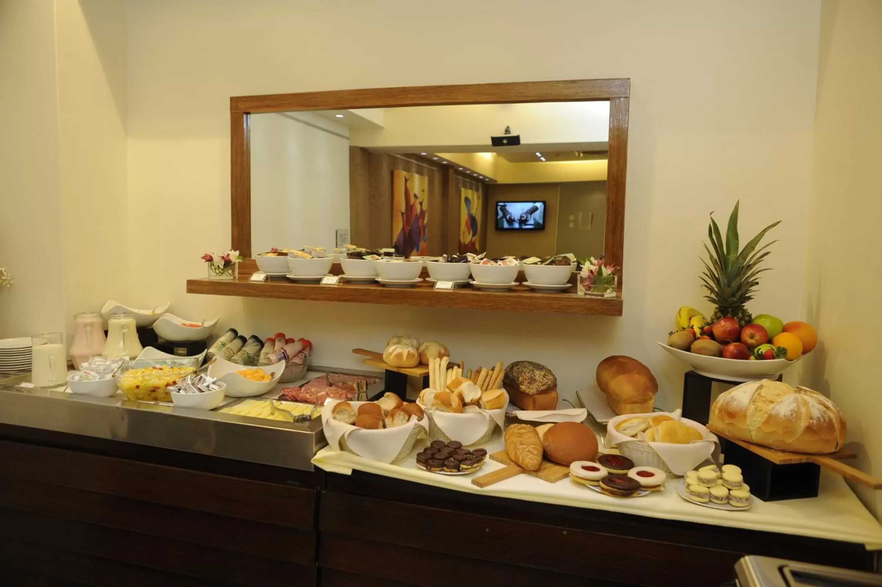 Buffet breakfast in Urban Suites Recoleta Boutique Hotel