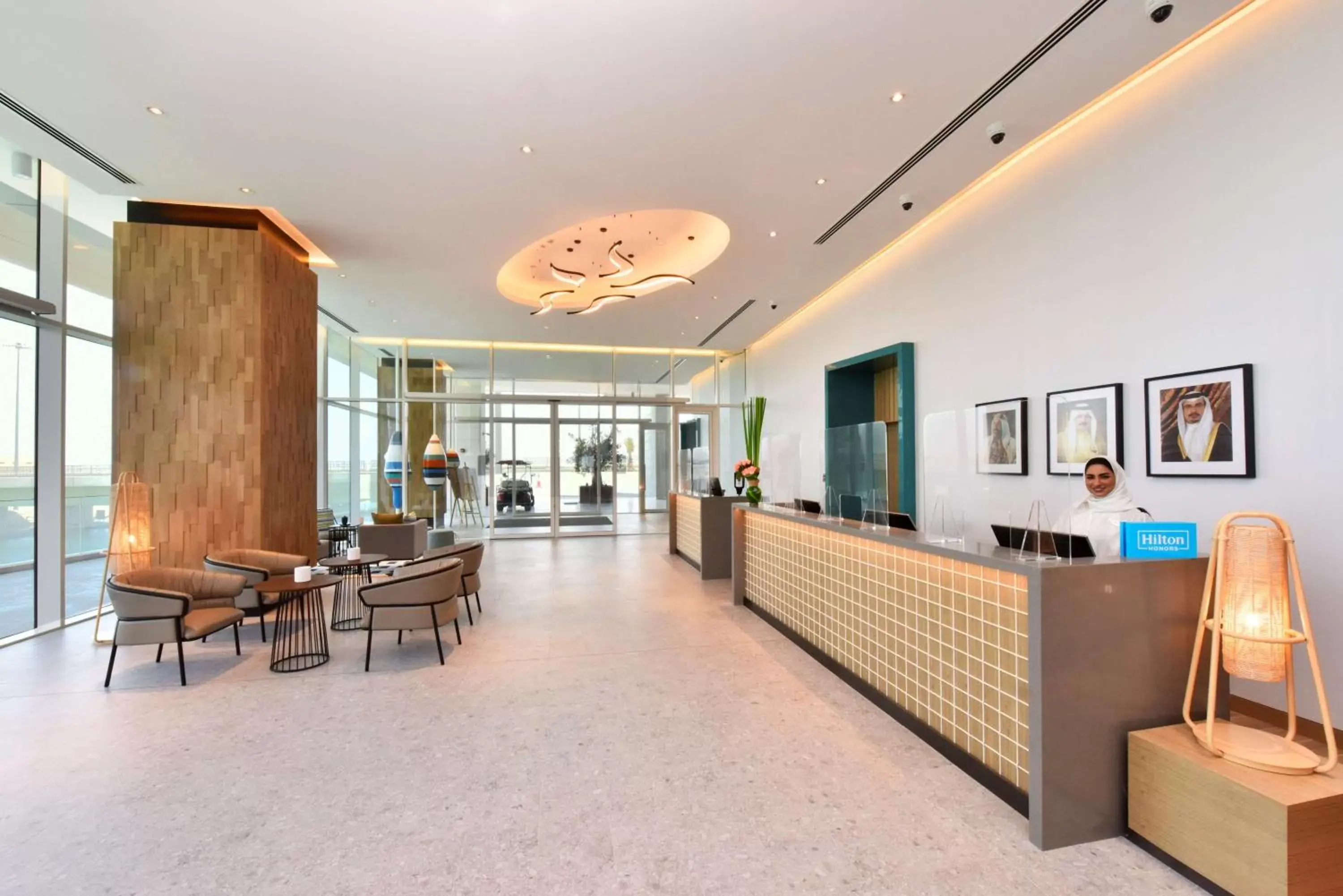 Lobby or reception in Hilton Garden Inn Bahrain Bay