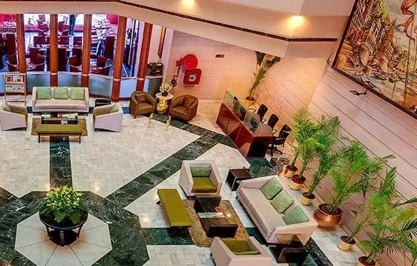 Lobby or reception in Hotel Hindusthan International, Varanasi