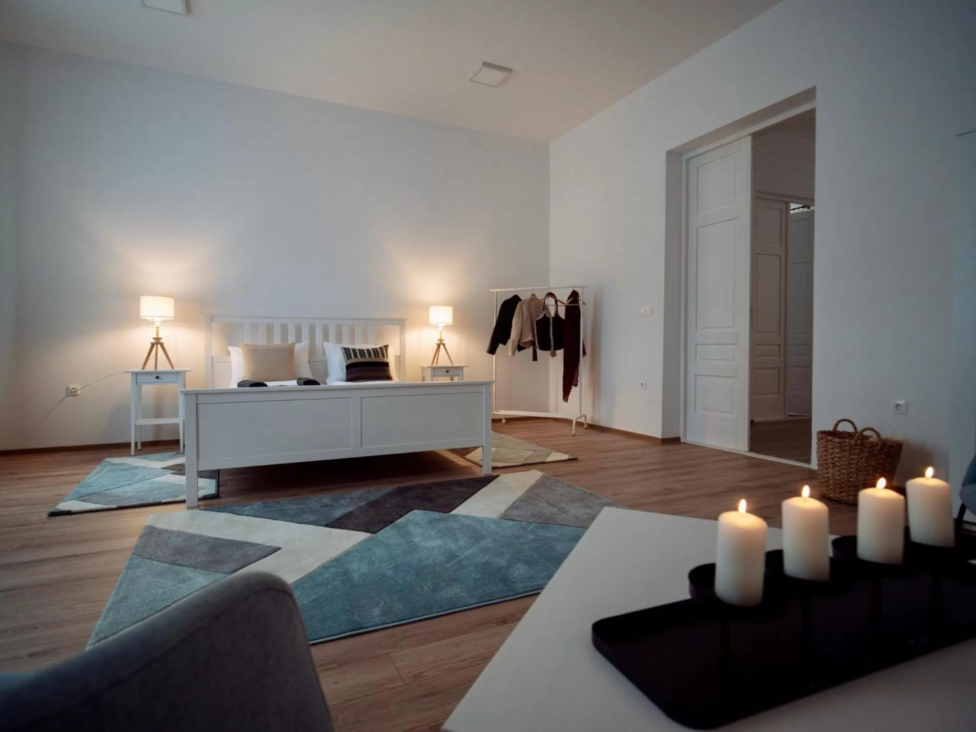 Bedroom in Zakarias Apartments