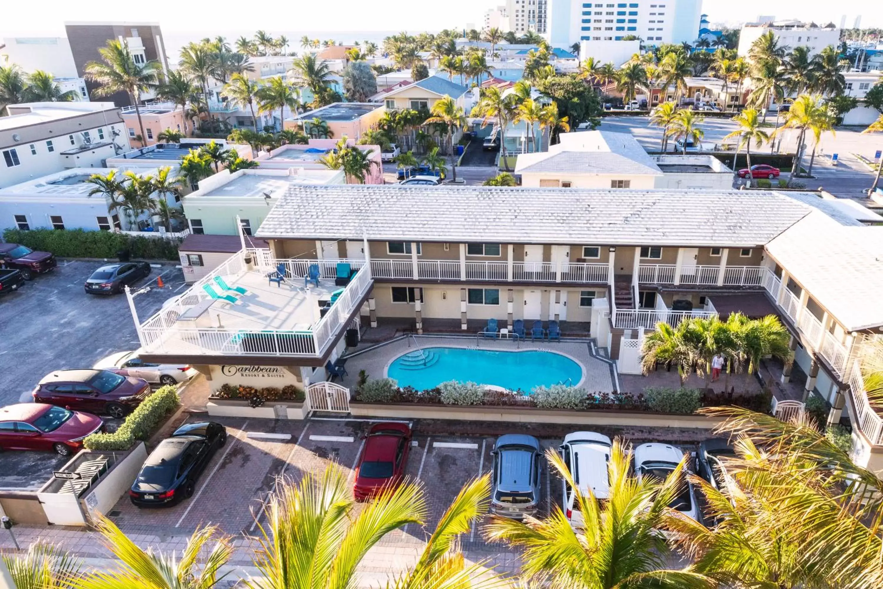 Property building, Bird's-eye View in Caribbean Resort Suites