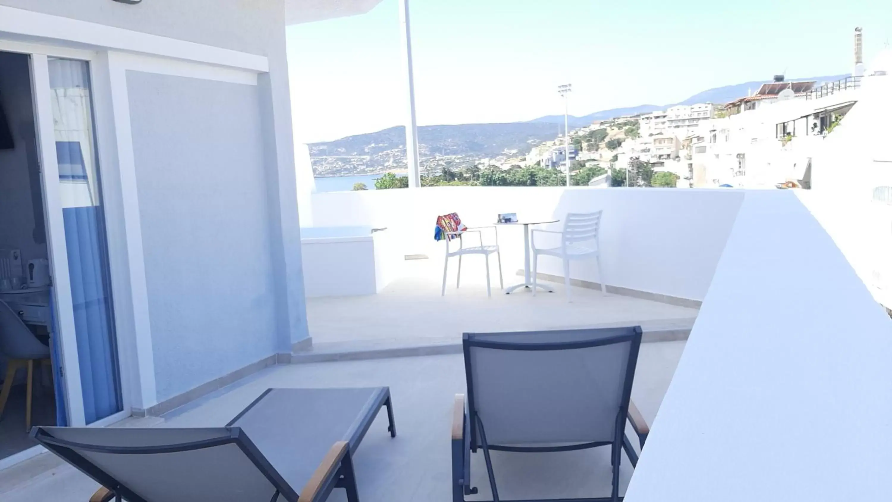 Balcony/Terrace in Naiades Marina Hotel