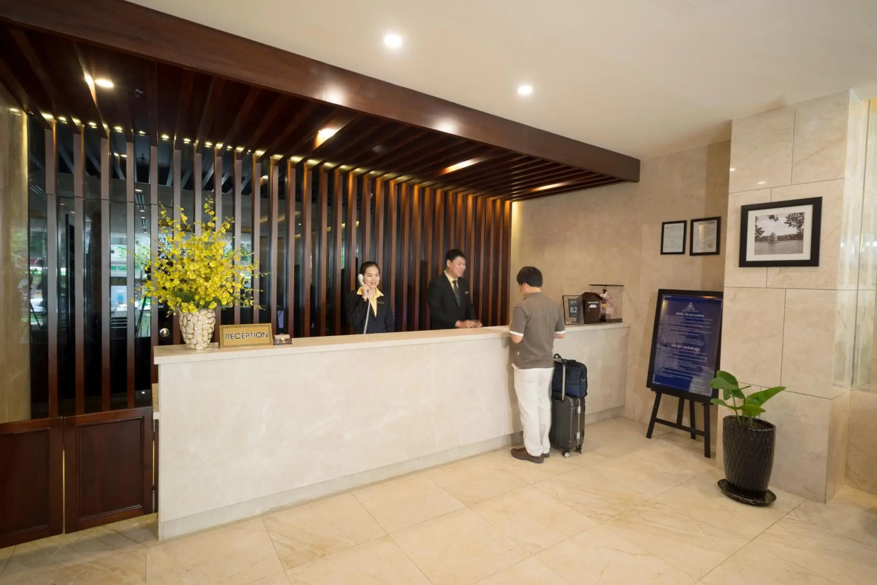 Lobby or reception, Lobby/Reception in Nhat Ha 1 Hotel