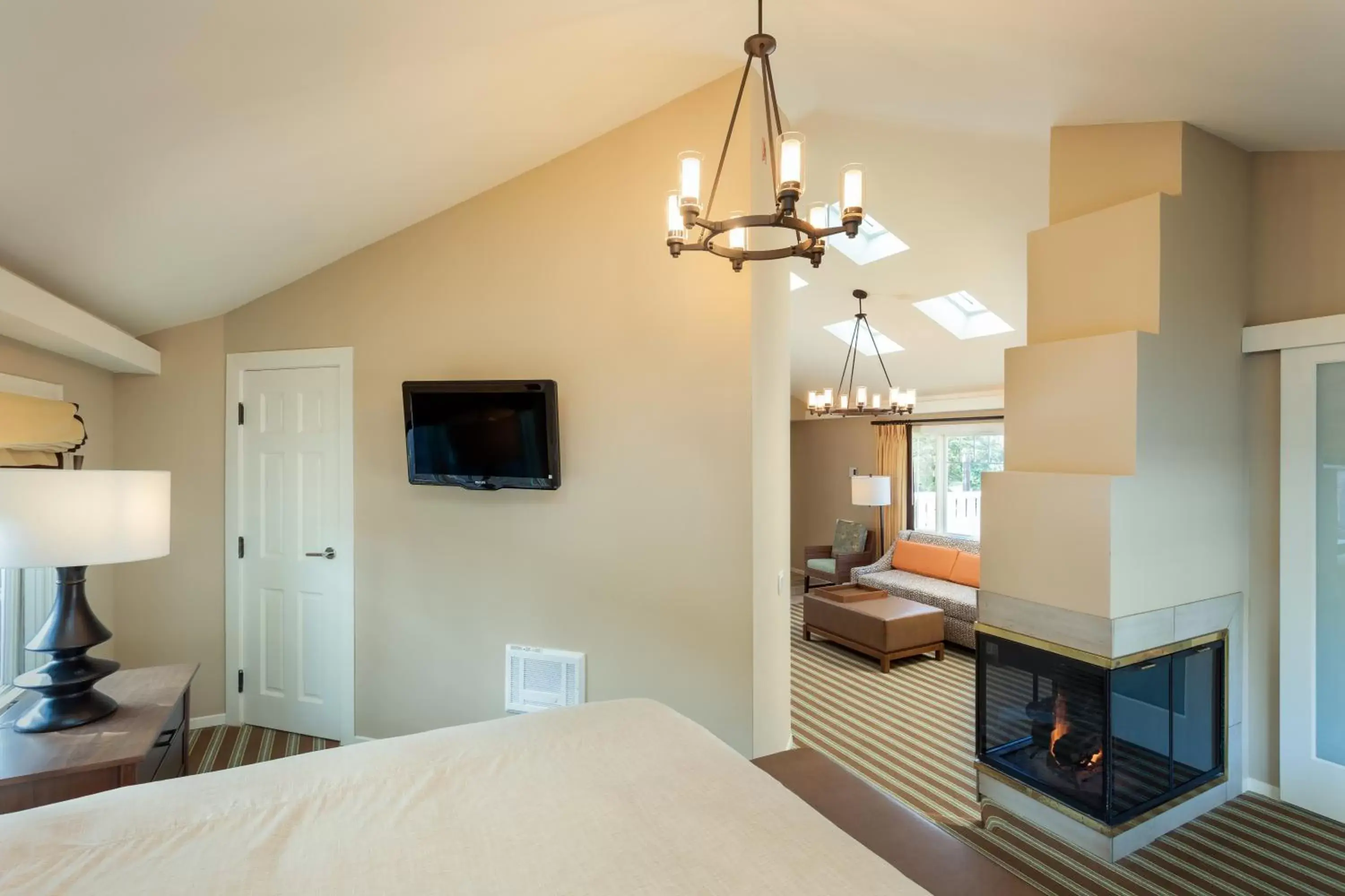 Decorative detail, TV/Entertainment Center in Lighthouse Lodge & Cottages