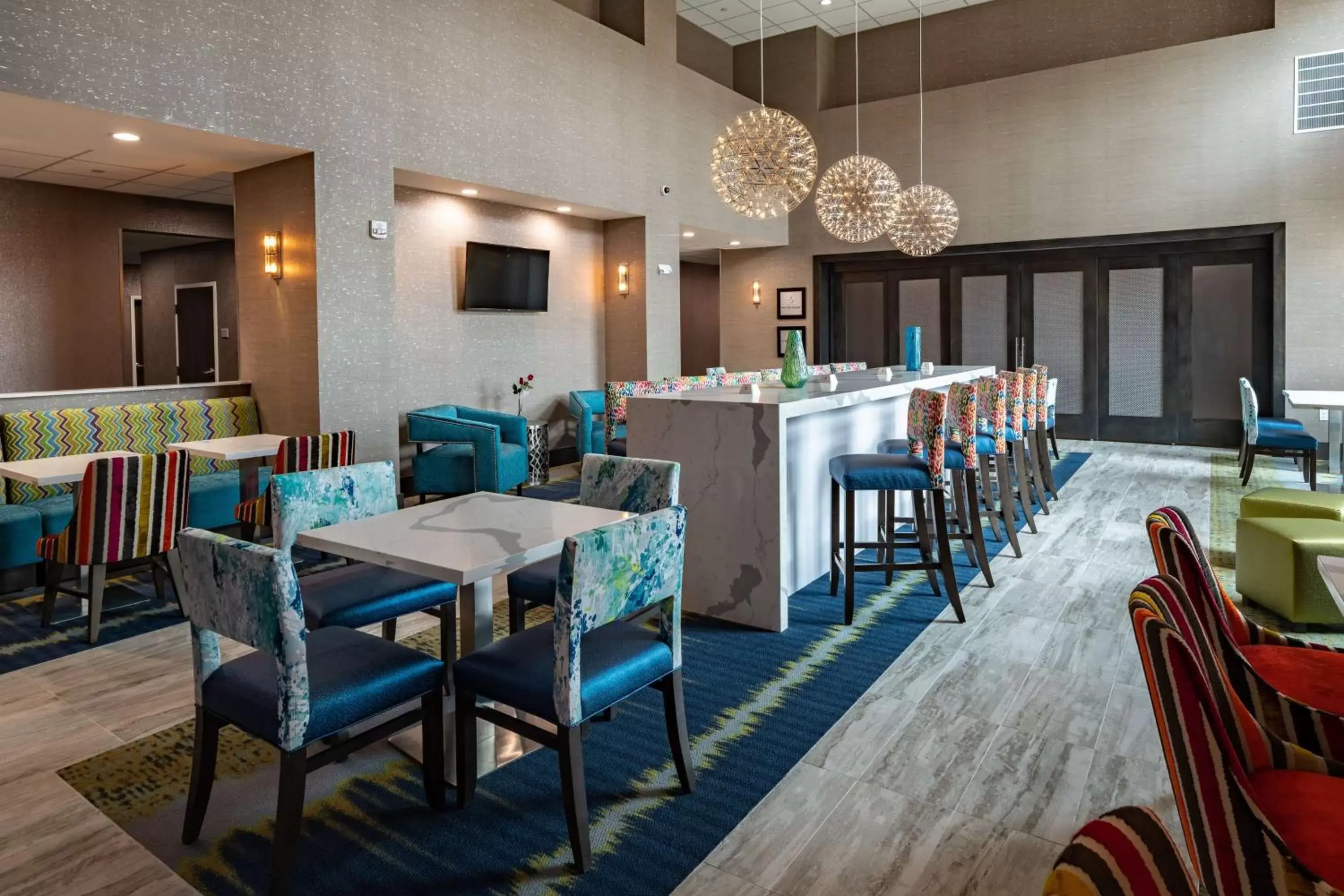Lobby or reception, Restaurant/Places to Eat in Hampton Inn & Suites Dallas/Plano Central