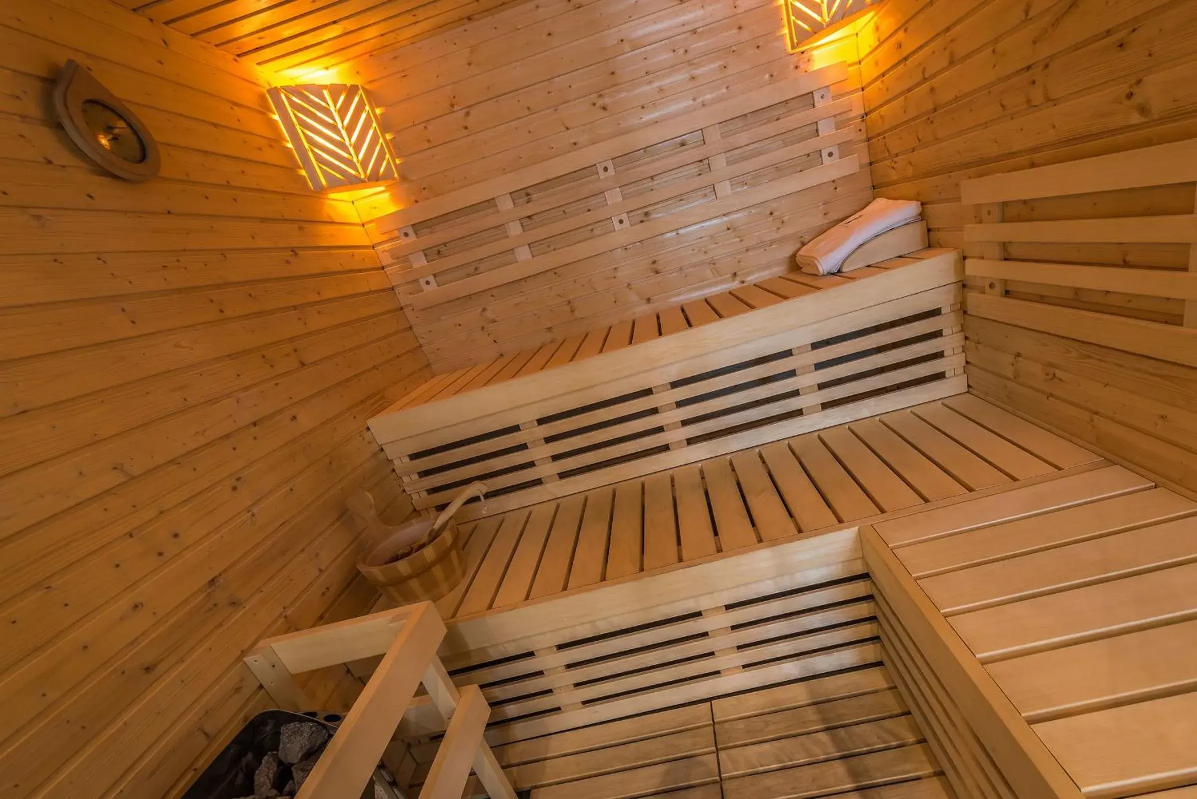 Sauna in Relais Paradiso Resort & Spa