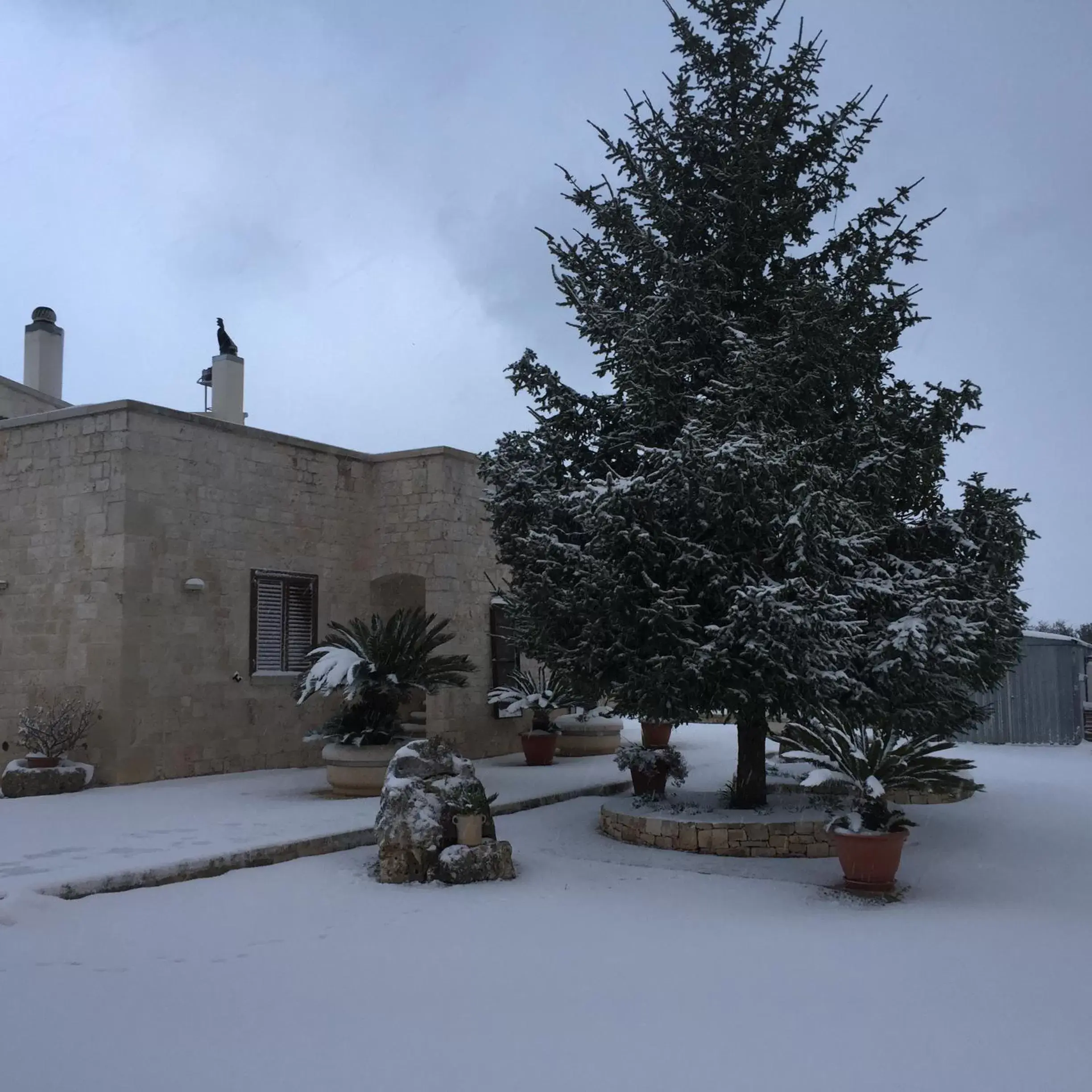 On site, Winter in B&B Villa Grassi