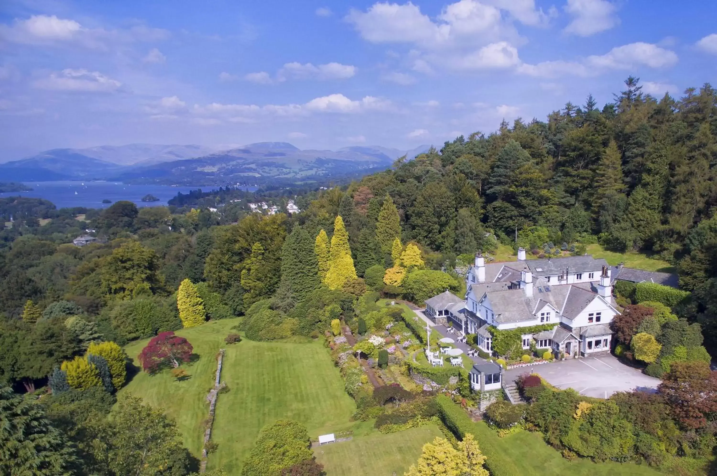 Bird's eye view, Bird's-eye View in Lindeth Fell Country House