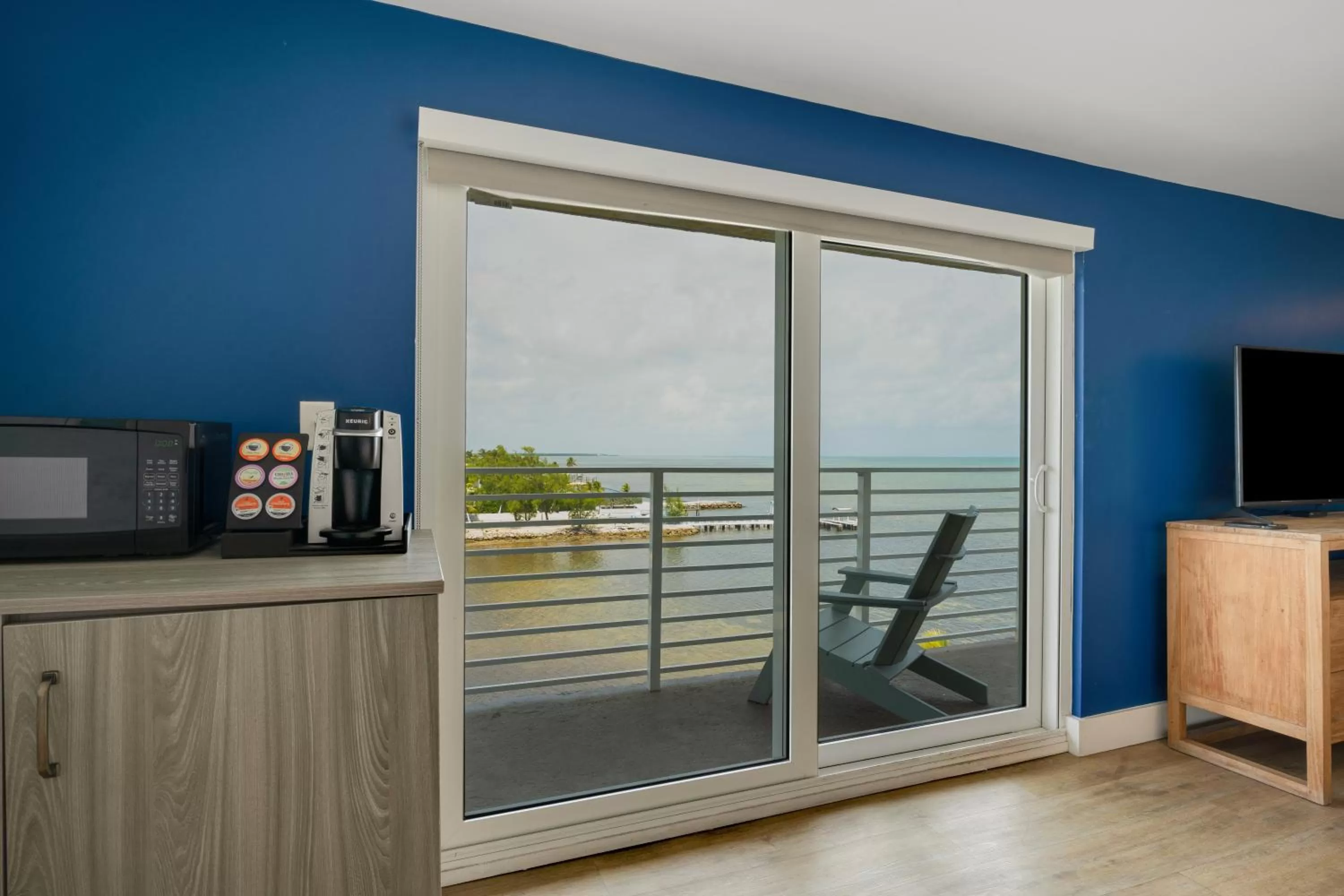 Patio in Hadley Resort and Marina