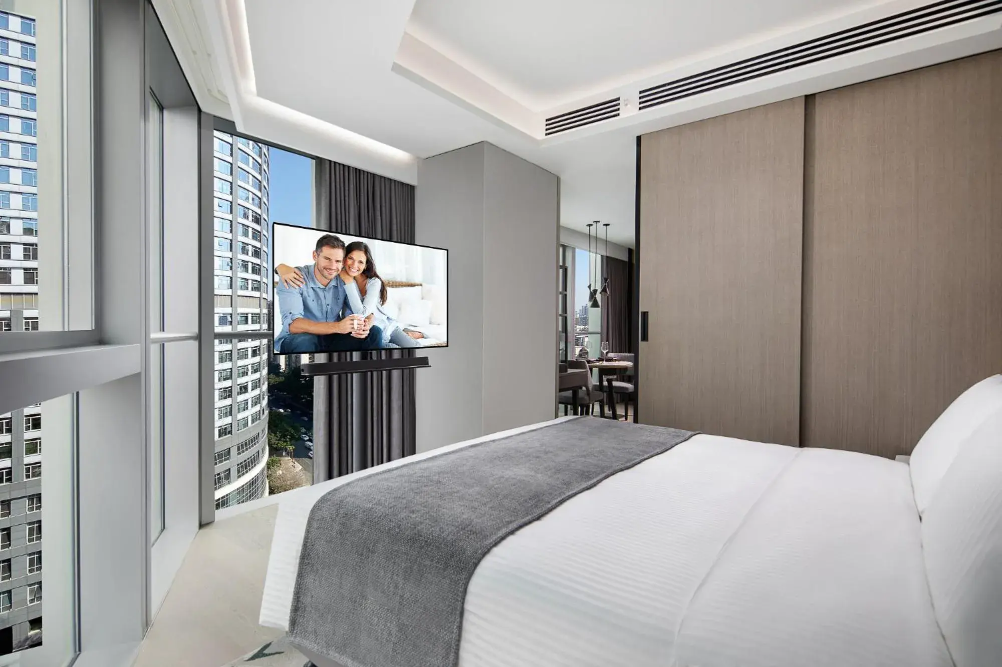 TV and multimedia, Bed in Ascott ICC Guangzhou