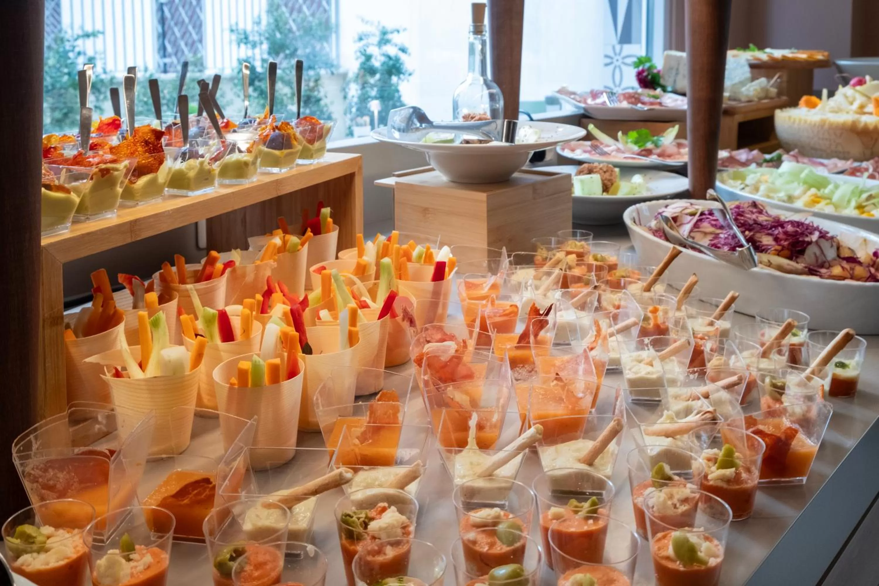 Buffet breakfast in Adesso Hotel