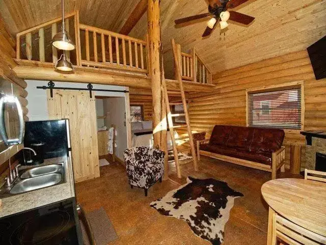 Bedroom, Seating Area in Trail City Bed & Breakfast