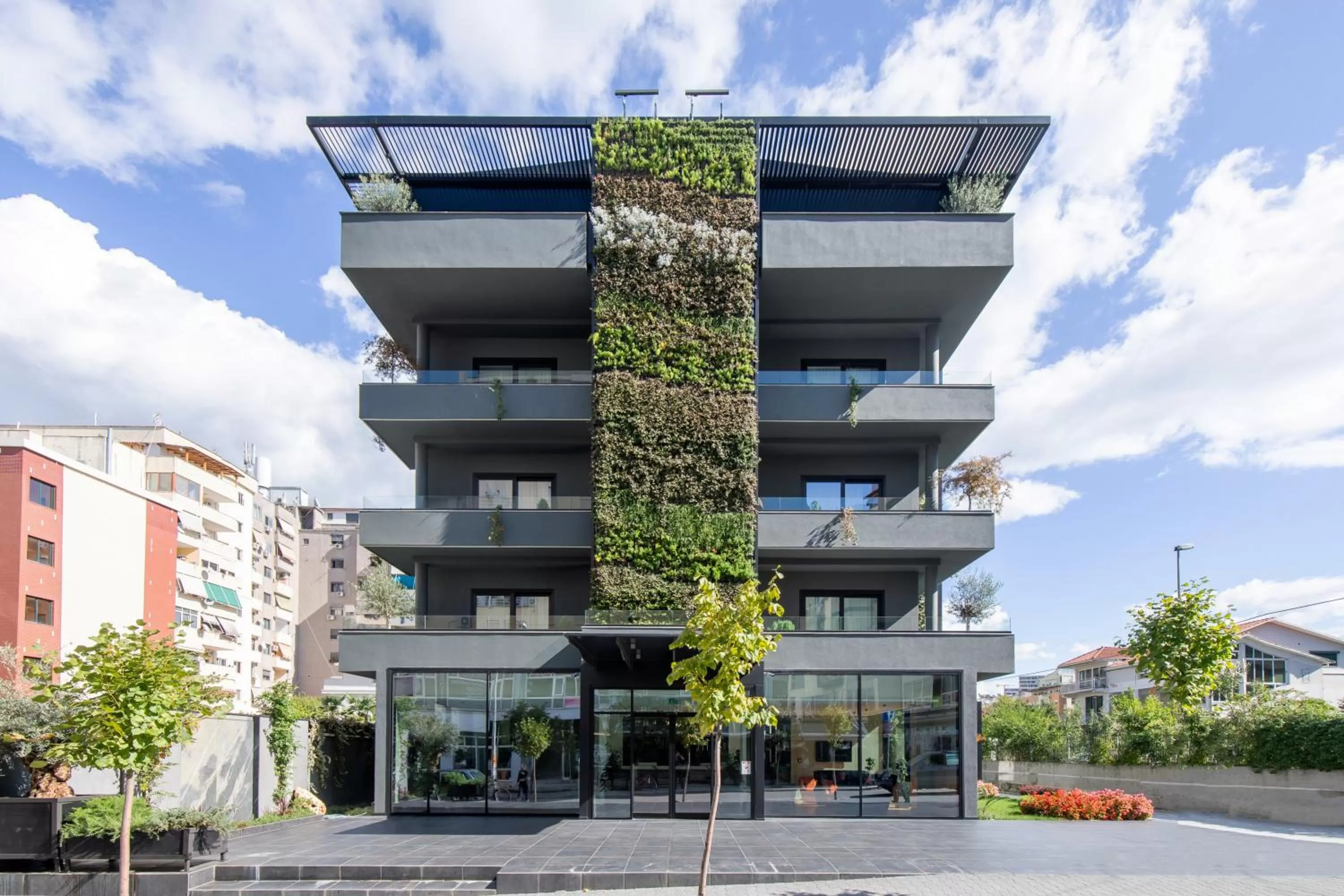 Property building in Moncafe Boutique Hotel & SPA Tirana