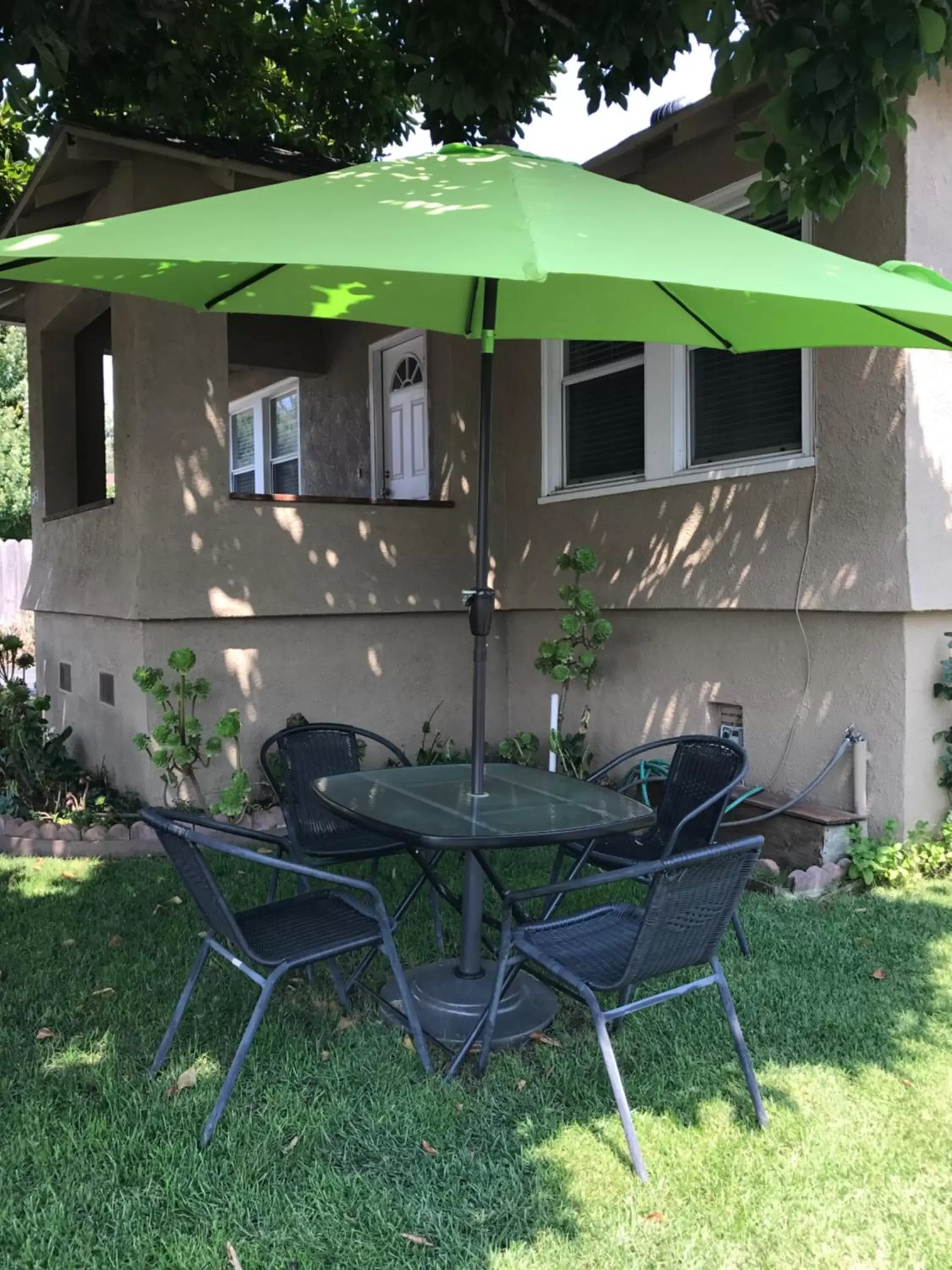 Patio in Napa Discovery Inn