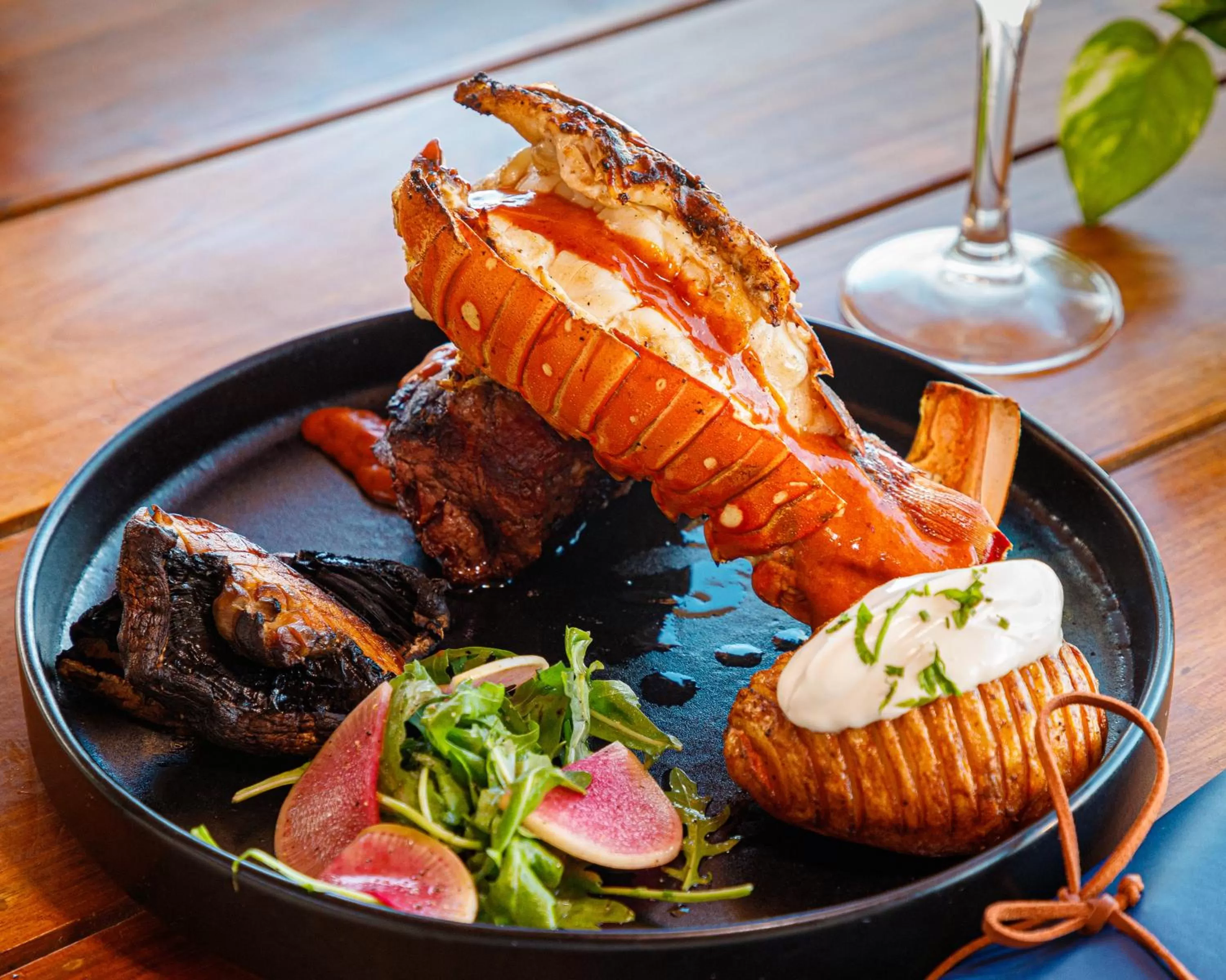 Restaurant/places to eat in Hacienda Morelos Beachfront Hotel