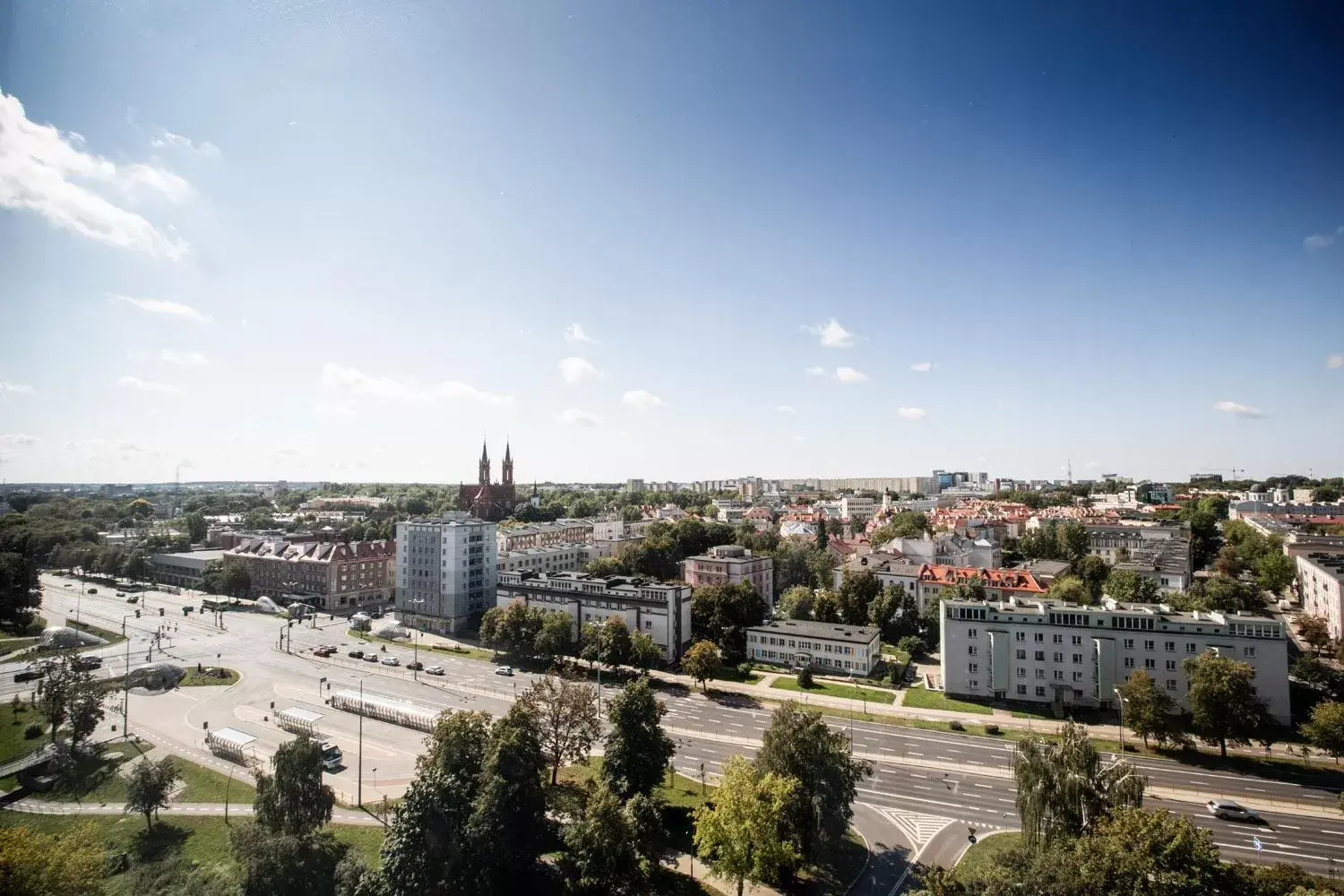 Bird's eye view in ibis Styles Bialystok