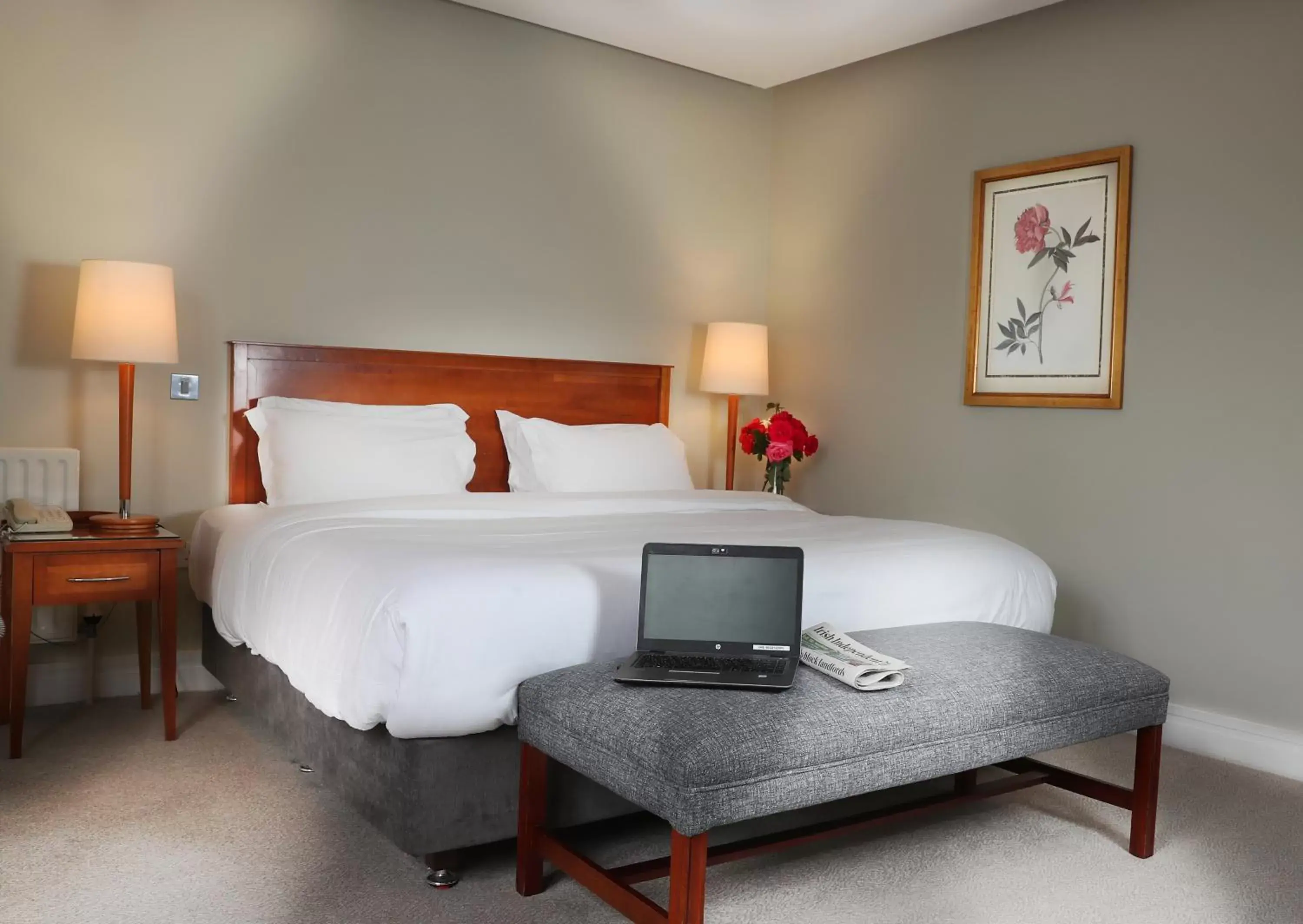 Bedroom, Bed in Ballymascanlon Hotel and Golf Resort Bedroom, Bed in Ballymascanlon Hotel and Golf Resort