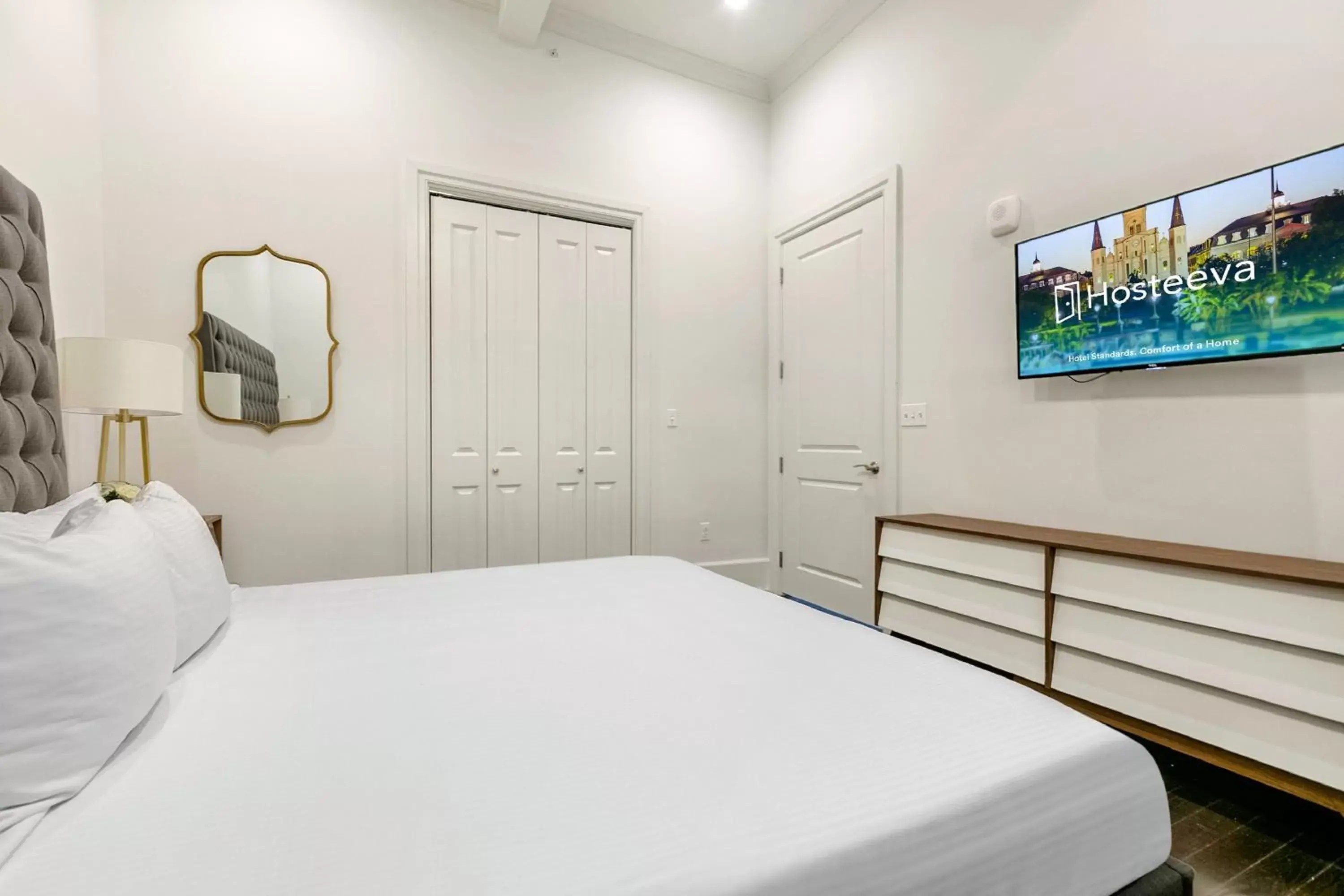 Bedroom, Bed in 1 and 2 BR Private Condos Steps Away From French Quarter