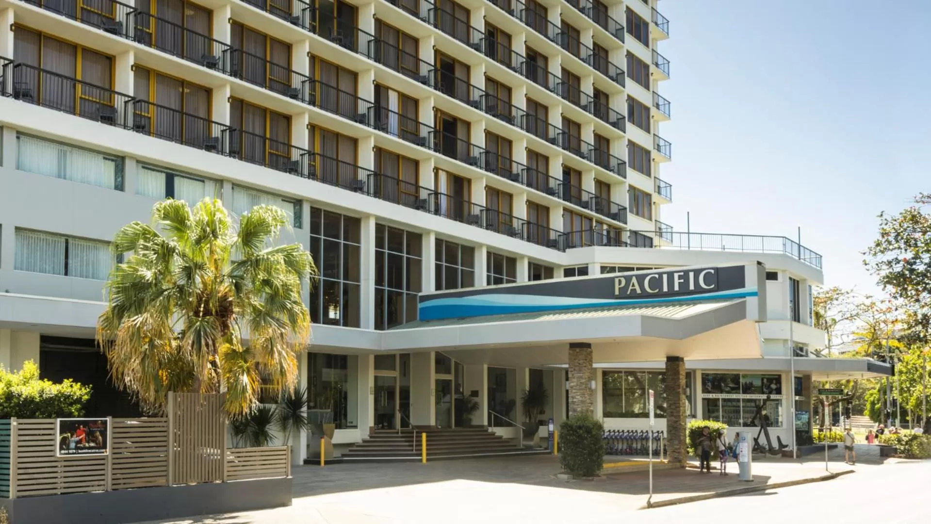 Property building in Pacific Hotel Cairns