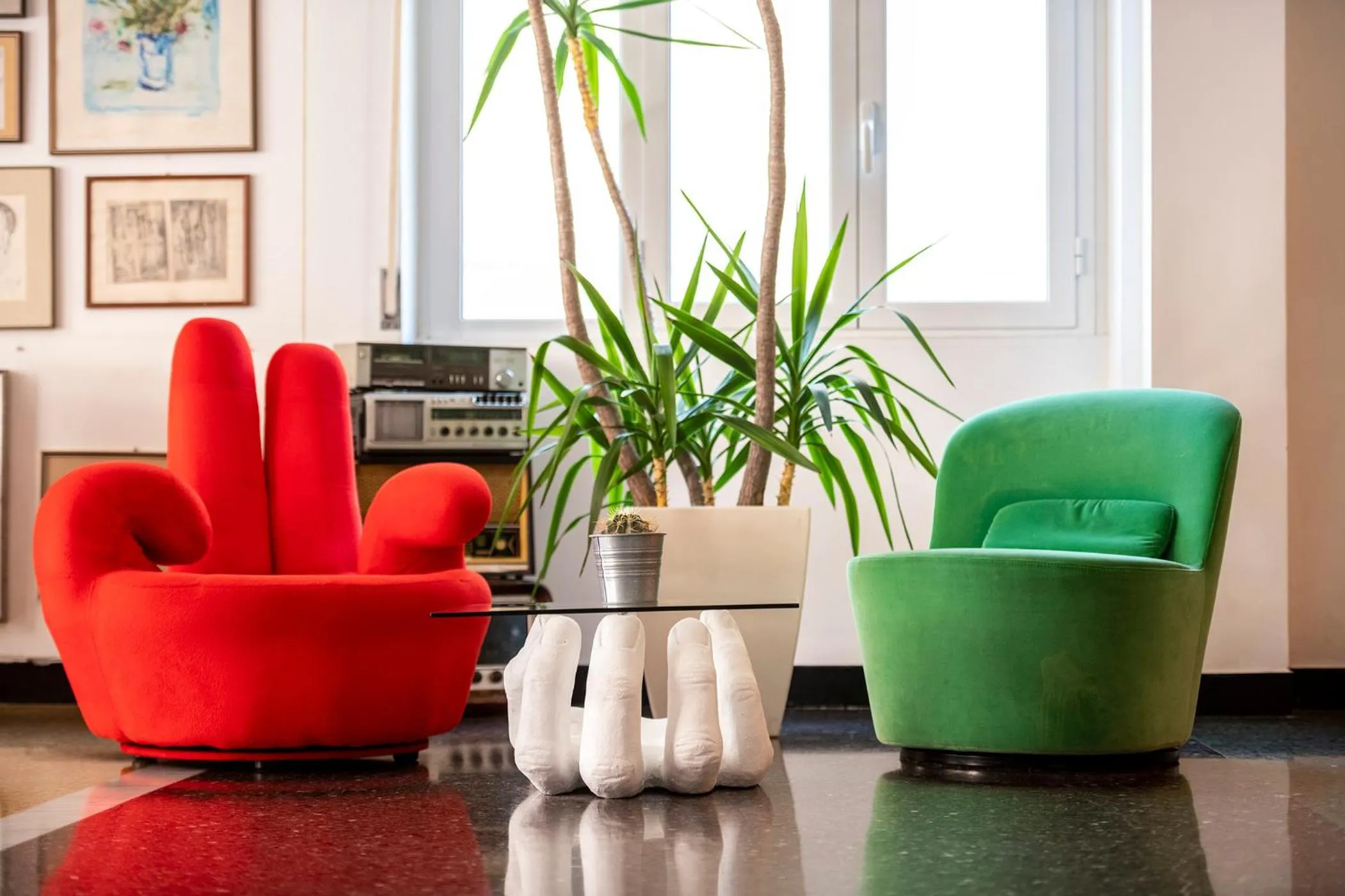 Living room in Hotel San Michele